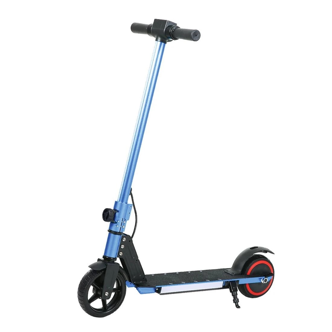 1 Electric Scooter 130W 16KM/H LED Light Folding Portable Riding Commuter - Blue, 1 of 4