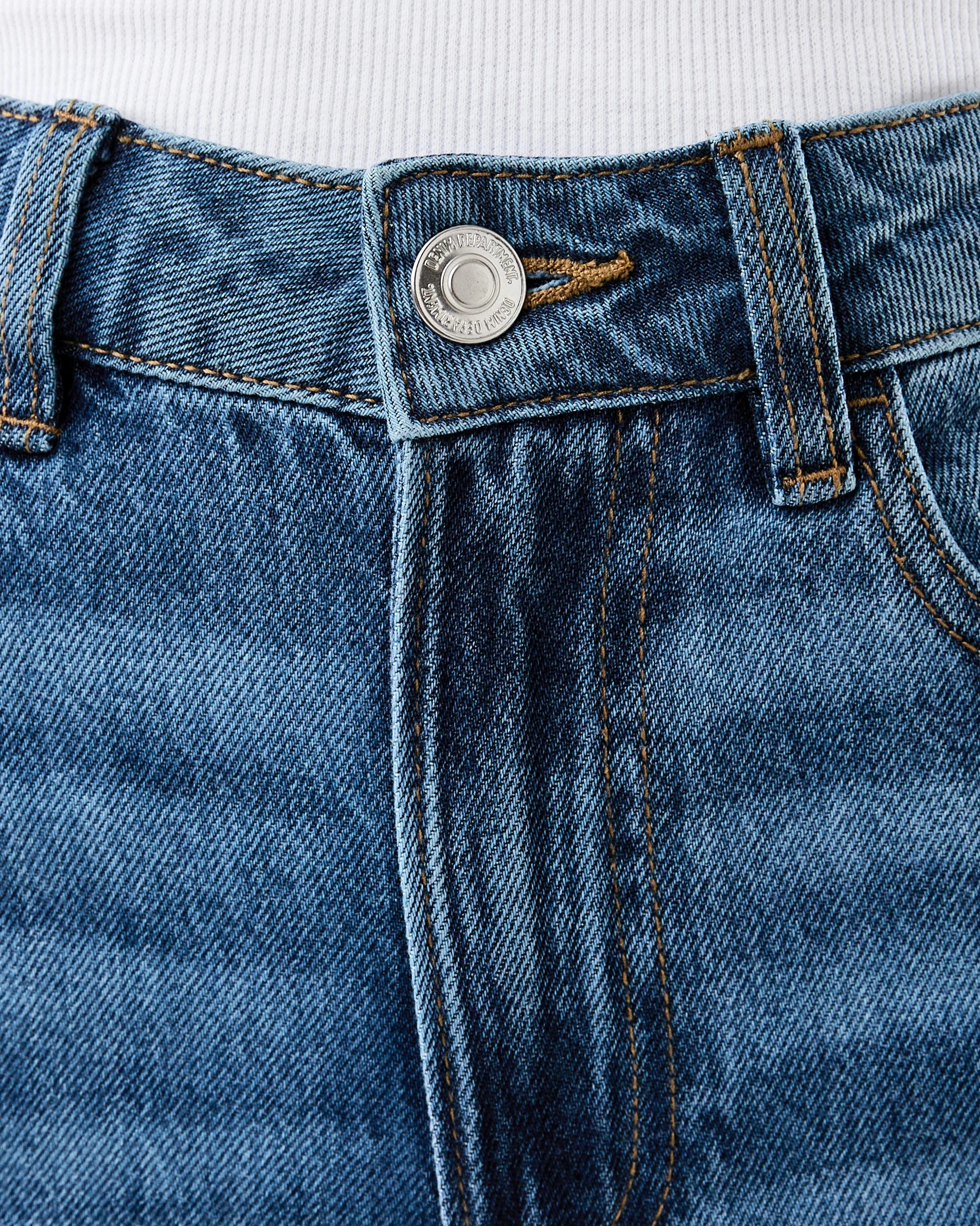 5 Studded Jeans Mid Wash, 5 of 8