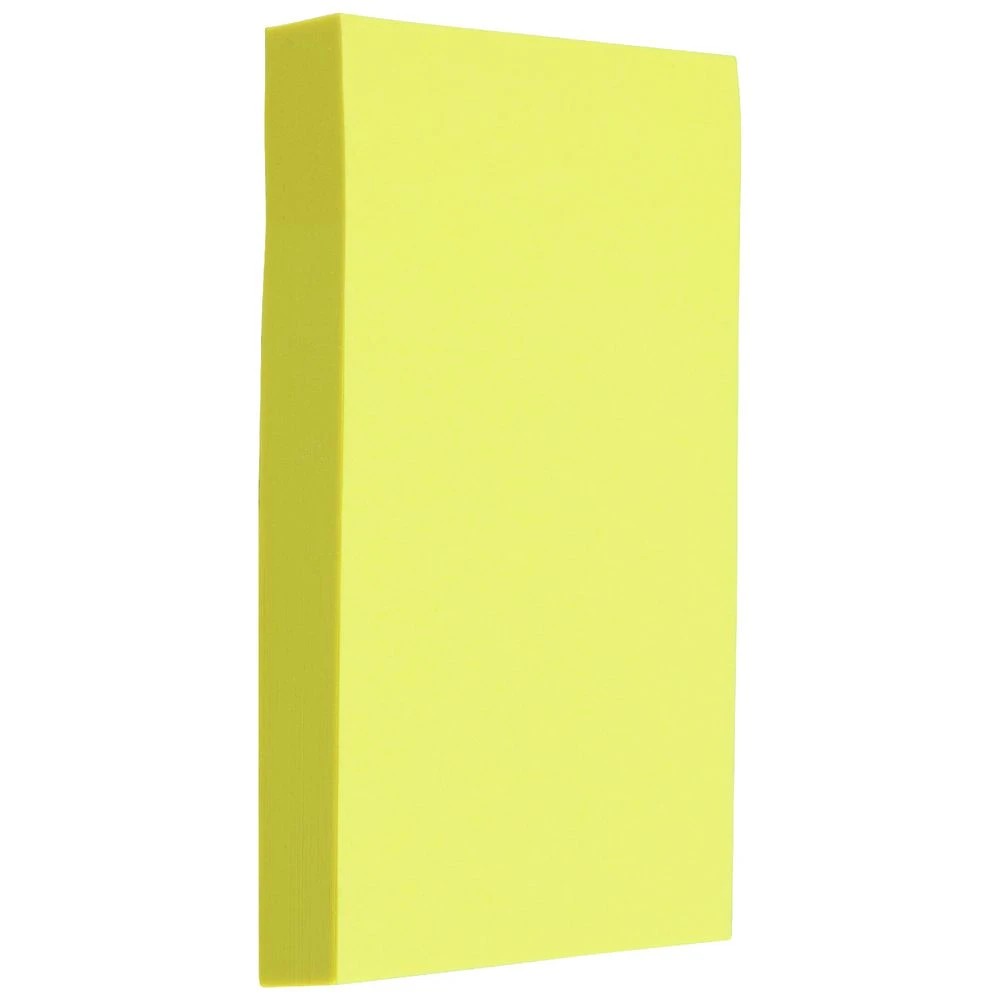 2 J.Burrows Stick-It Notes 51x76mm Neon Yellow, 2 of 3