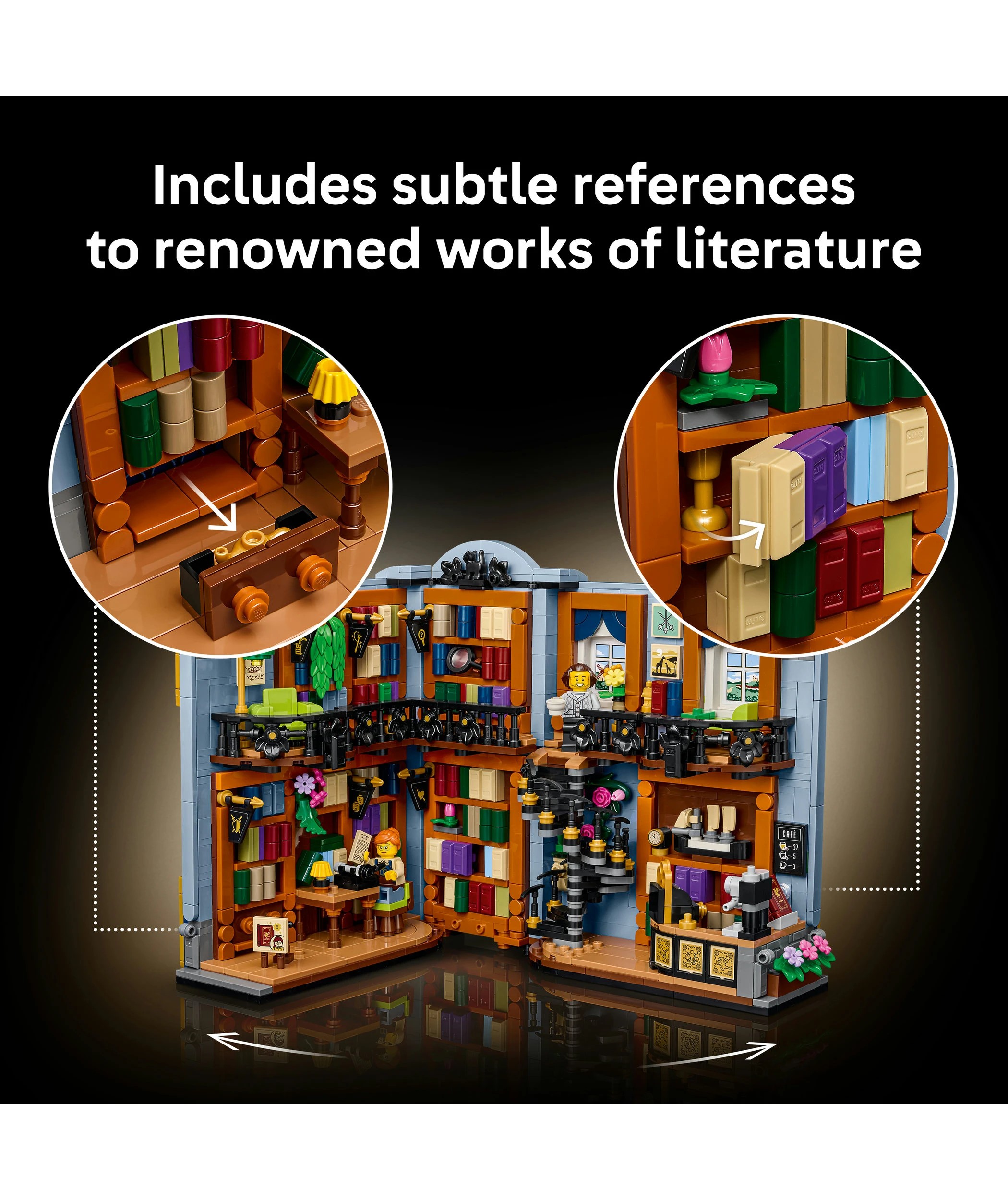 8 LEGO Icons Bookshop: Book Nook 11379, 8 of 11