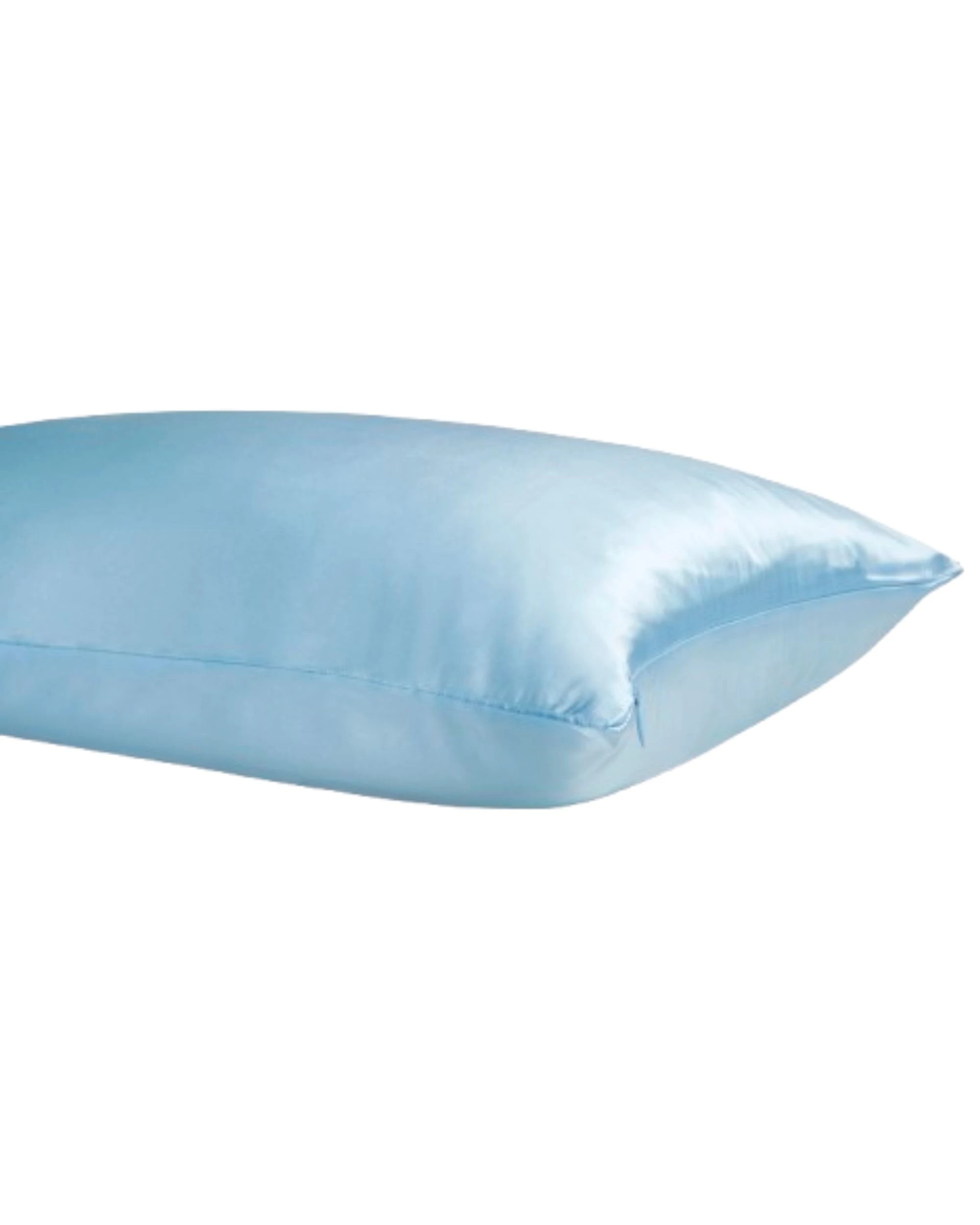 2 Gioia Casa Mulberry Silk Pillowcase Soft Hypoallergenic - Sky Blue, 2 of 4