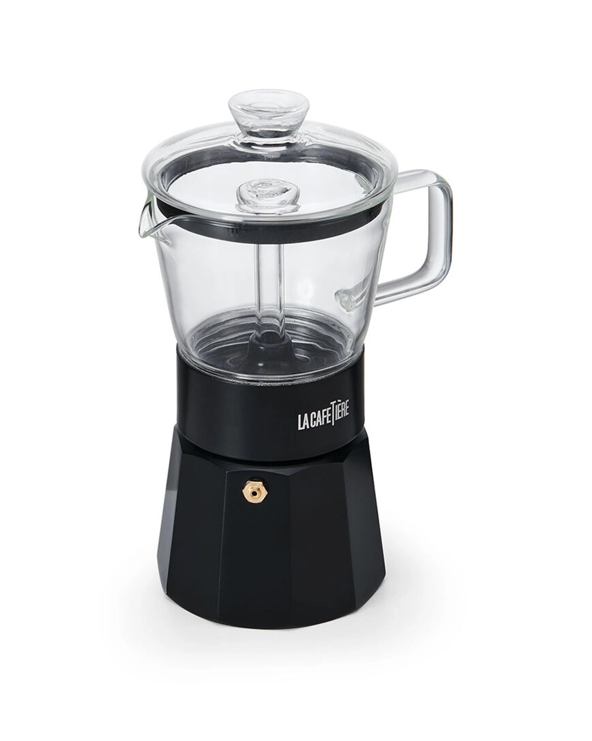 2 La Cafetiere Verona Glass Coffee Espresso Maker Up To 6 Cups 240ml - Black, 2 of 8