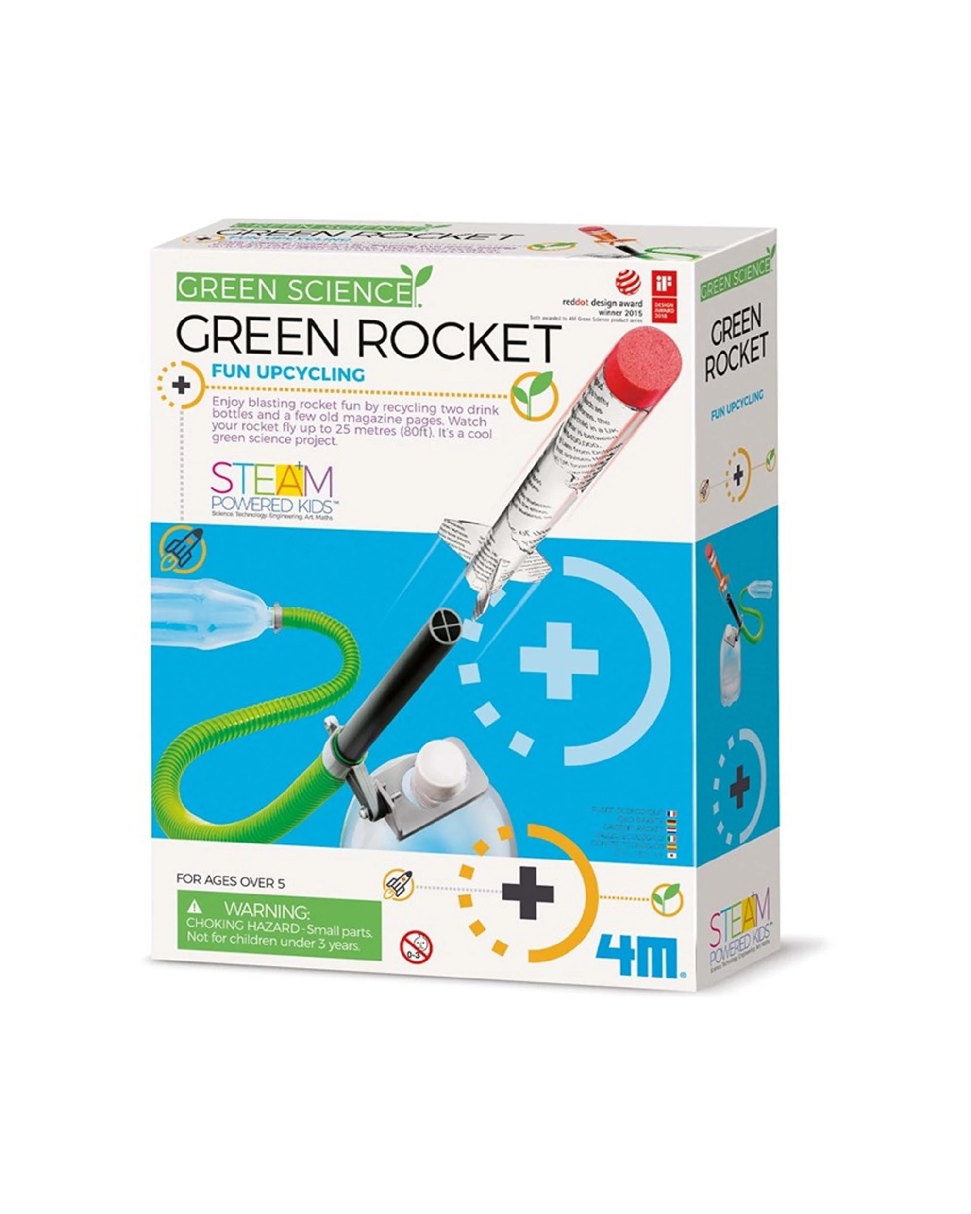 1 4M Science Rocket Educational Kids Children Fun Activity Toy, 1 of 3