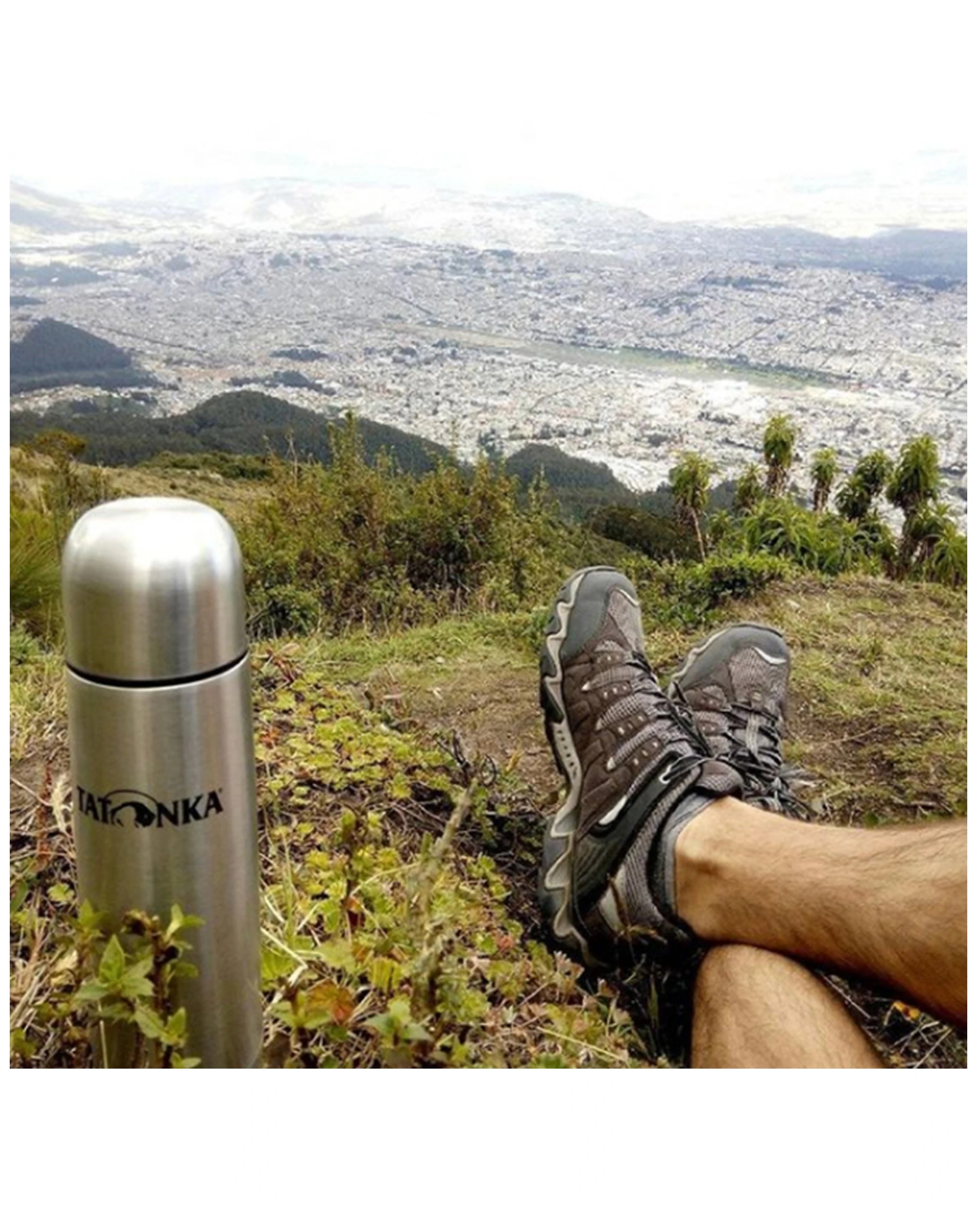 2 Tatonka Hot And Cold Stuff Stainless Steel Flask 1L Vacuum Insulated Screw-Top - Silver, 2 of 2
