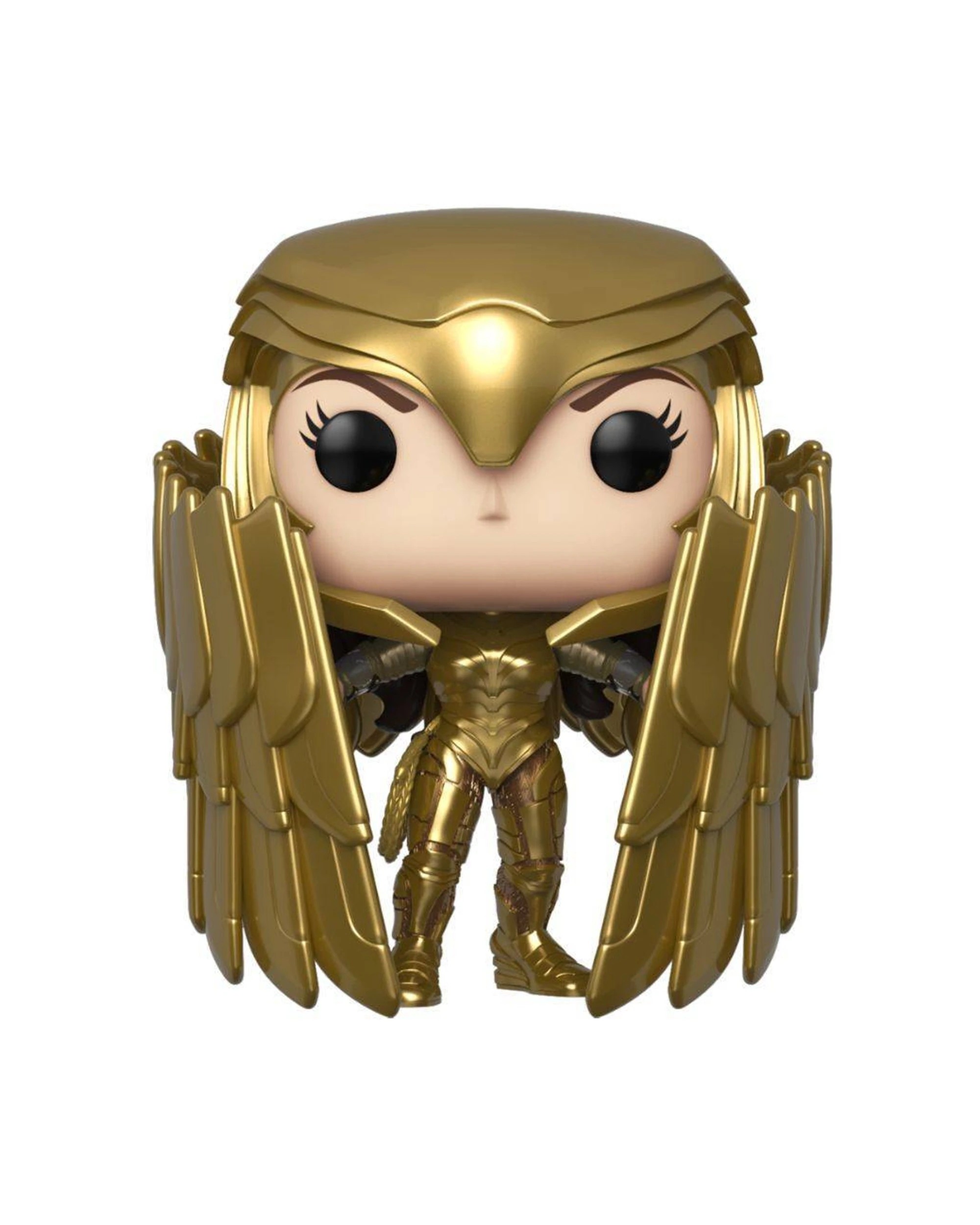1 Pop Vinyl Figurine Wonder Woman WW84 Shield Pose 10Cm Collectible Figure - Gold, 1 of 3