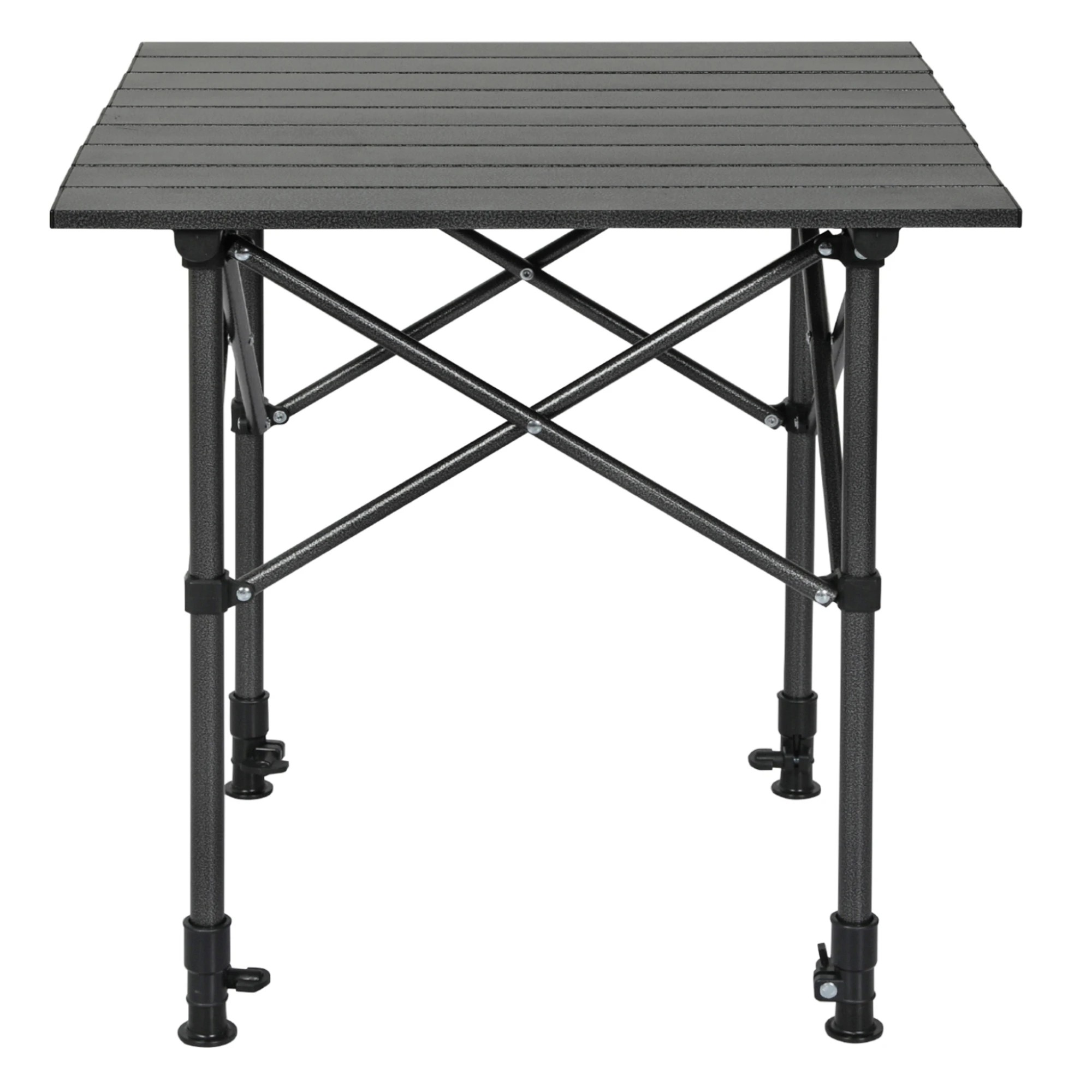 2 Levede Camping Table Folding Aluminum Portable Picnic Foldable BBQ Desk 70cm, 2 of 9