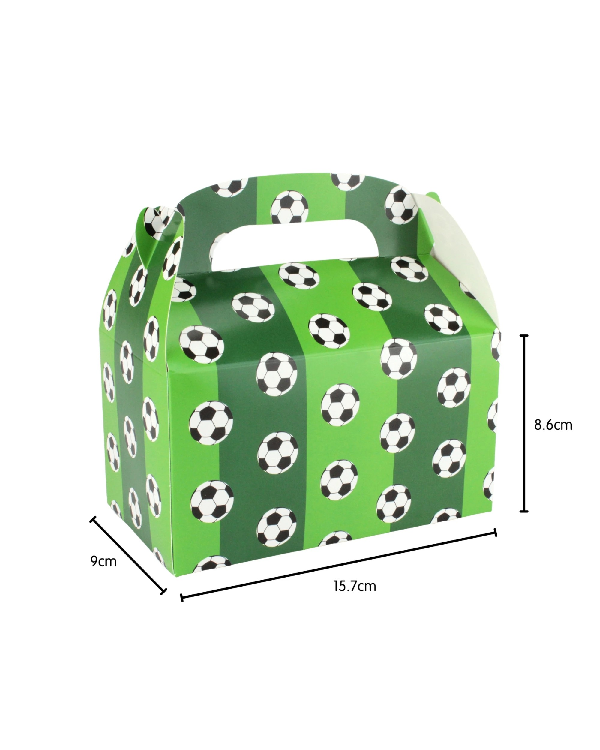 2 Party Maker Soccer Lolly/Treat Boxes Pack of 6 - Green, 2 of 3