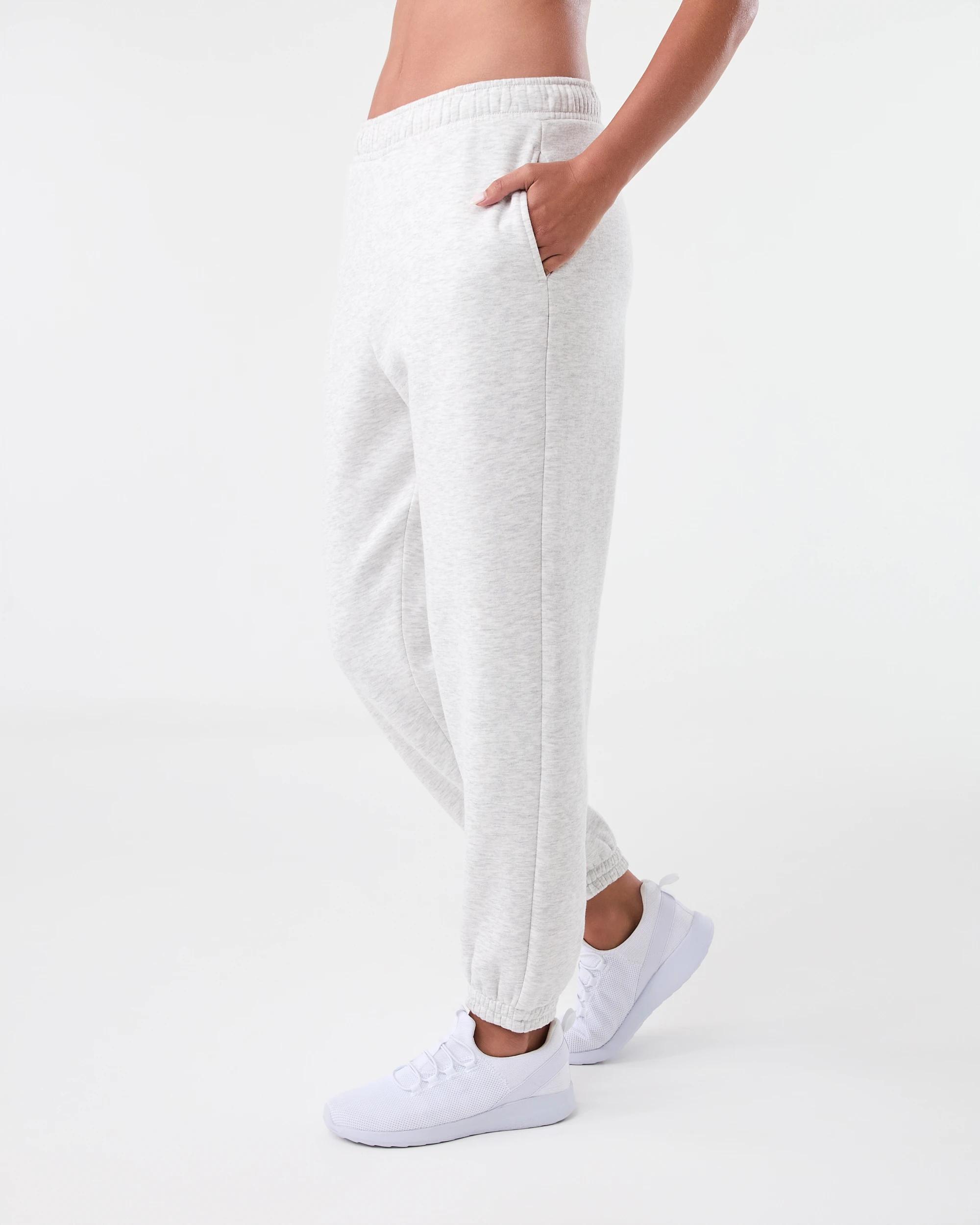 2 Tracksuit Cuff Joggers Wht Marle, 2 of 5