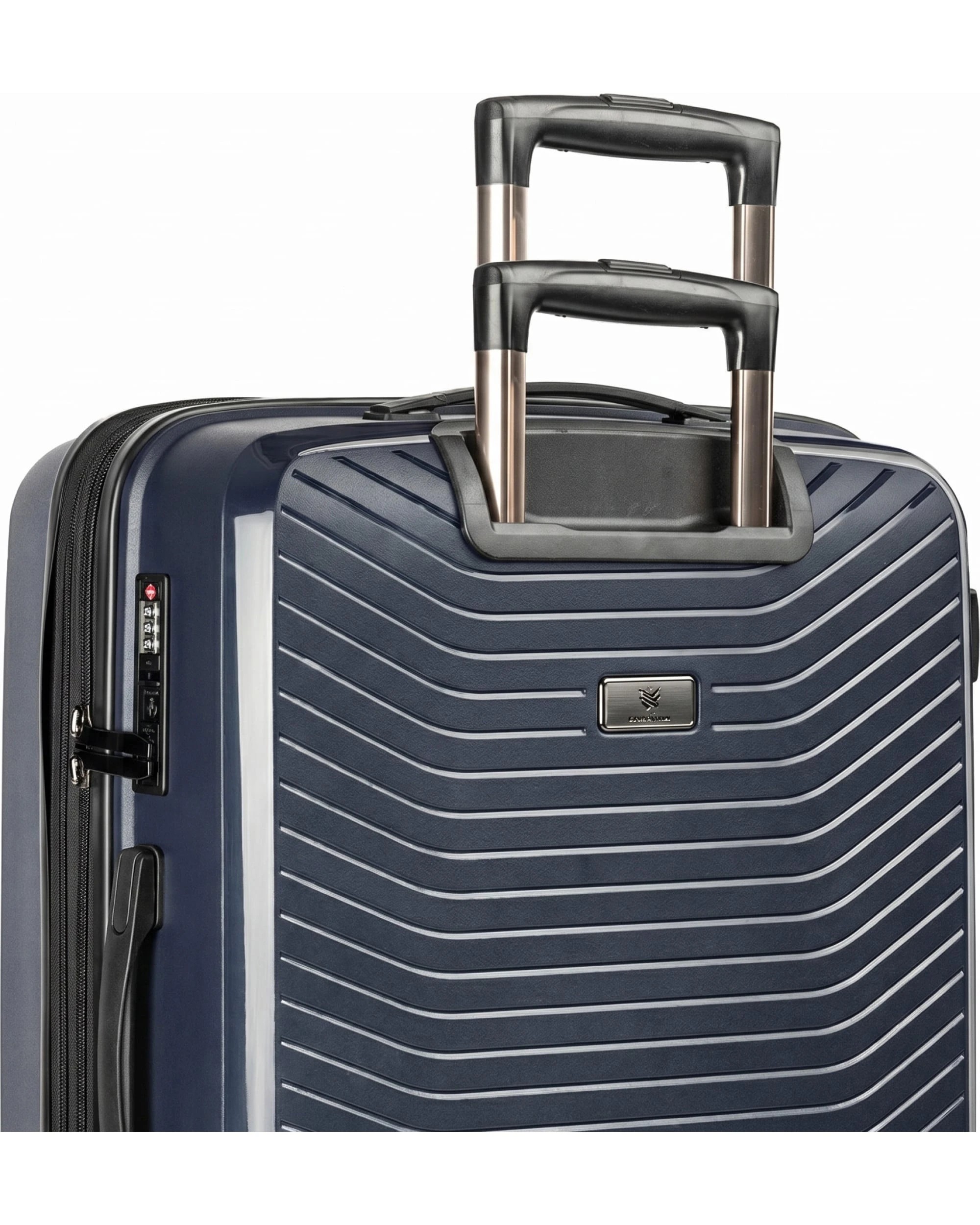 7 Olympus Astra 24in Lightweight Hard Shell Suitcase - Blue, 7 of 9