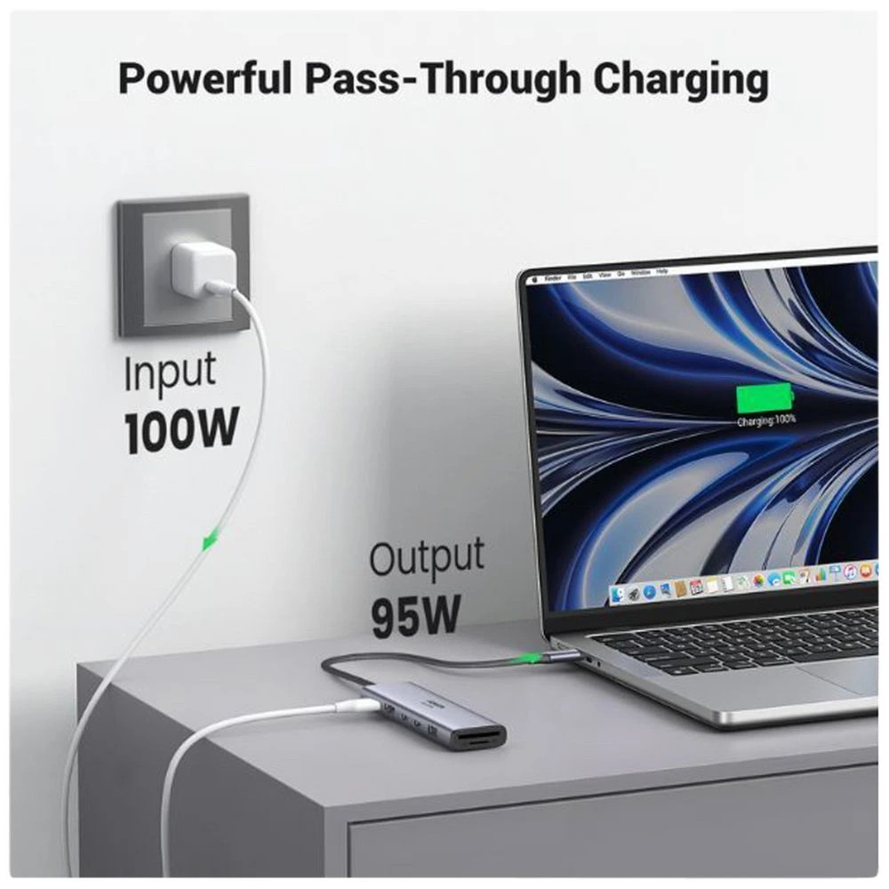 4 UGREEN 7 in 1 4K 100WPD USB-C Hub, 4 of 8