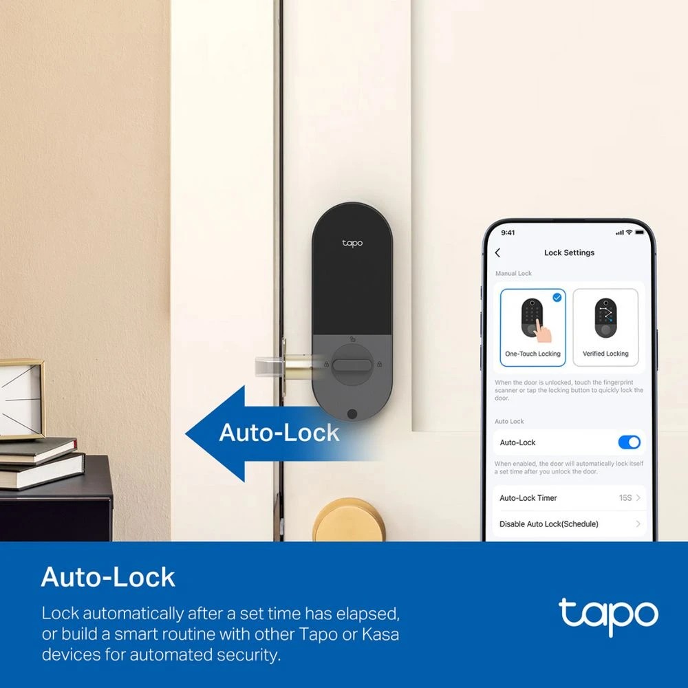 9 TP-Link Tapo Smart WiFi Door Lock DL110, 9 of 9