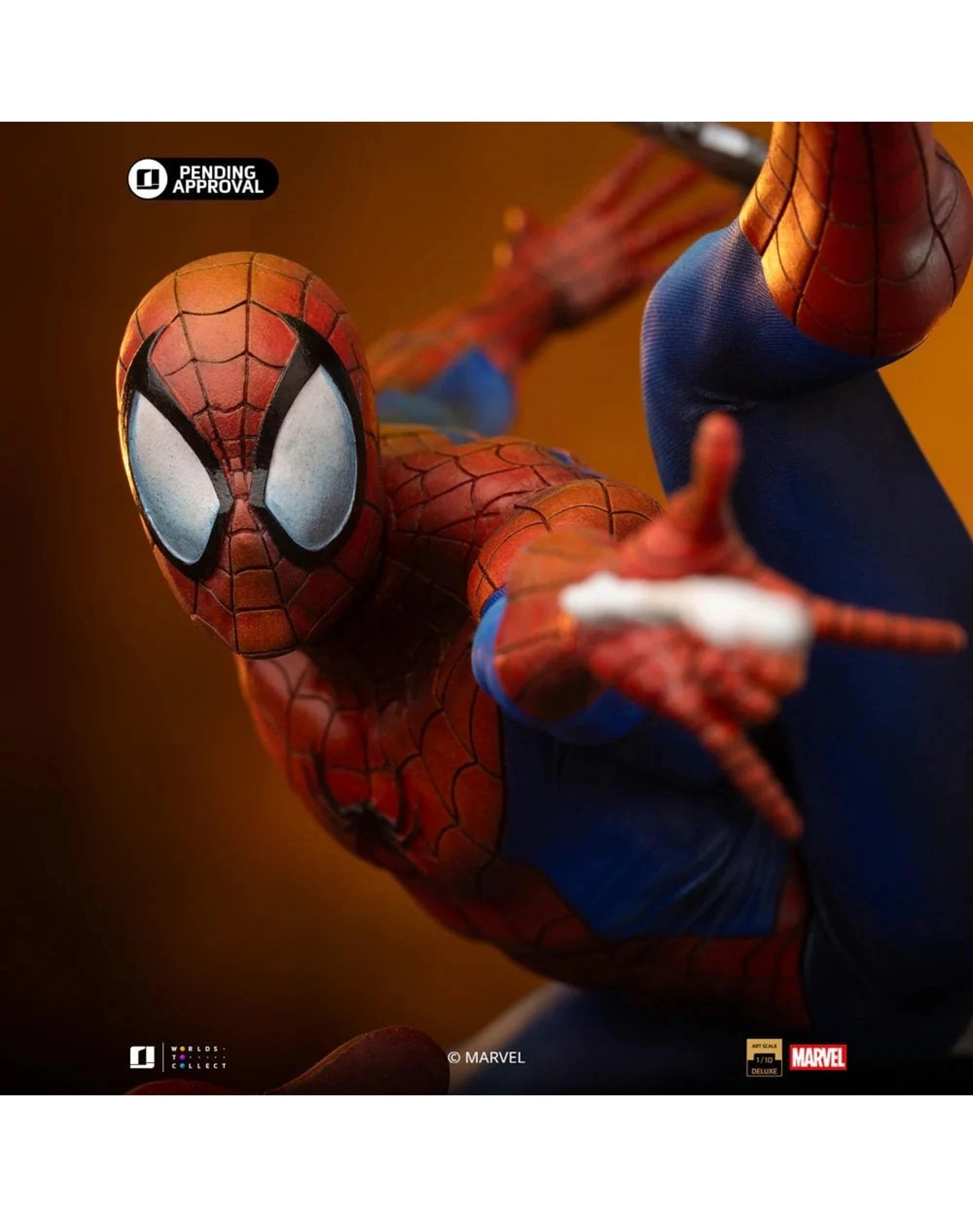 6 Marvel Comics Spider-Man Iron Studios 10th Anniversary Spider-Man Special Edition 1:10 Scale Statue, 6 of 10