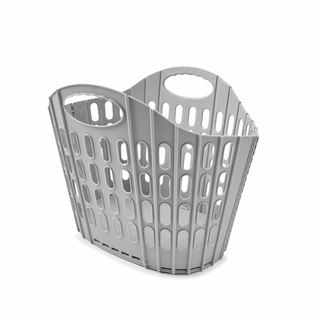 7 Collapsible Laundry Basket - Grey, 7 of 10