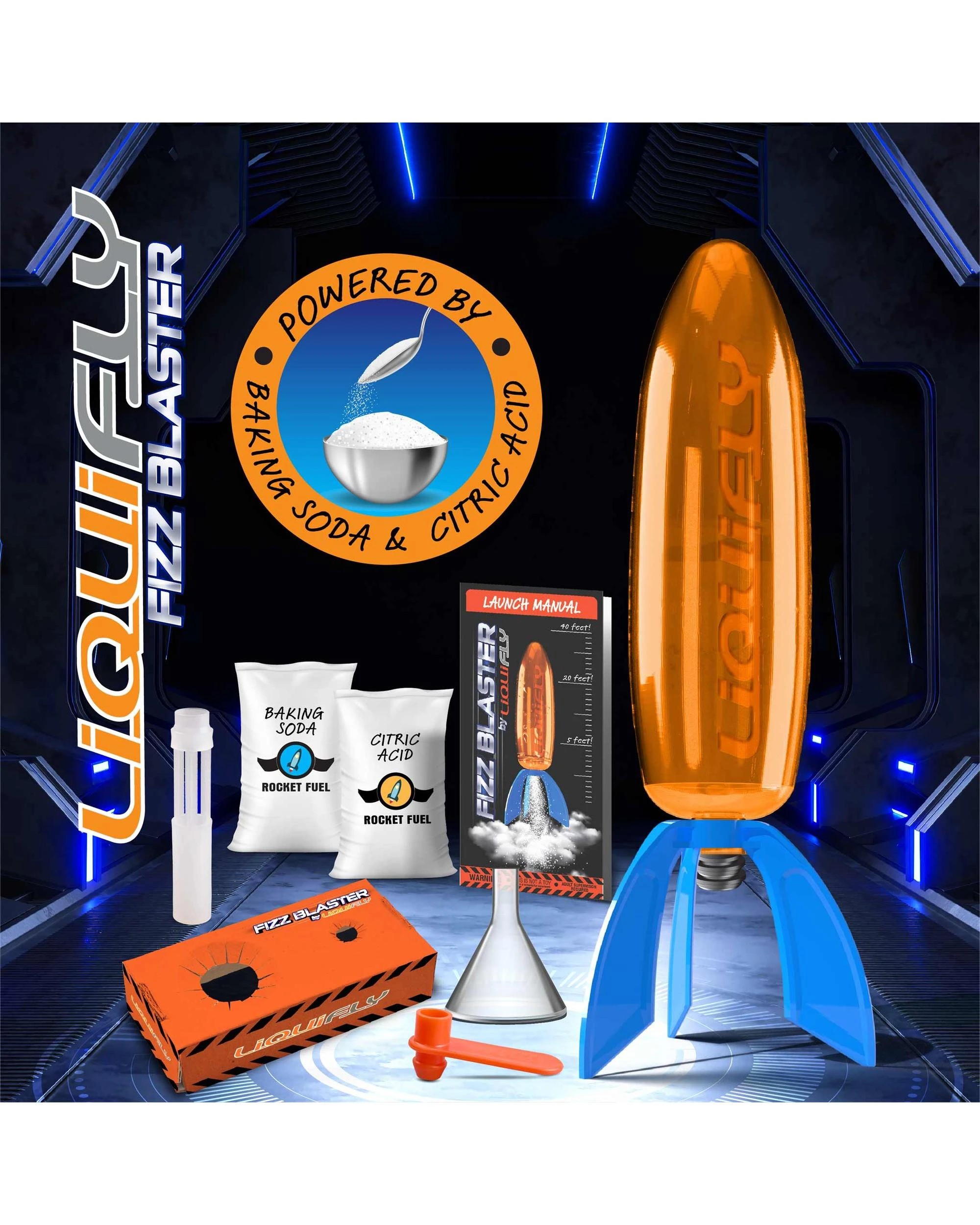 4 Liquifly Fizz Blaster Rocket, 4 of 4