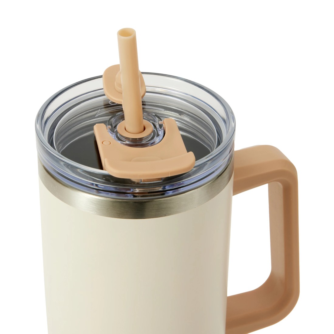 4 1.18L Cream Jumbo Tumbler with Handle, 4 of 7