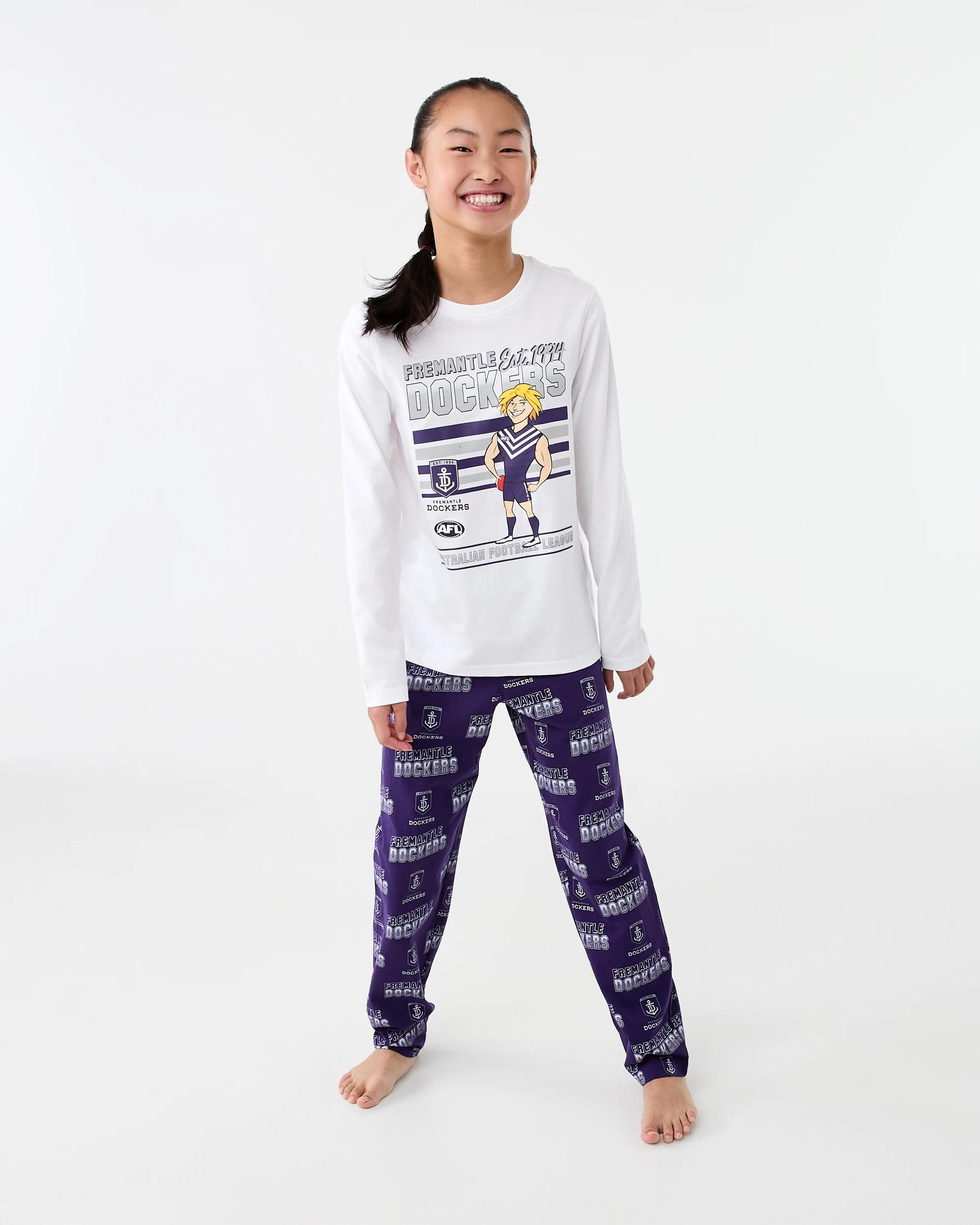 1 Official AFL Kids Pyjama Set Fremantle, 1 of 7
