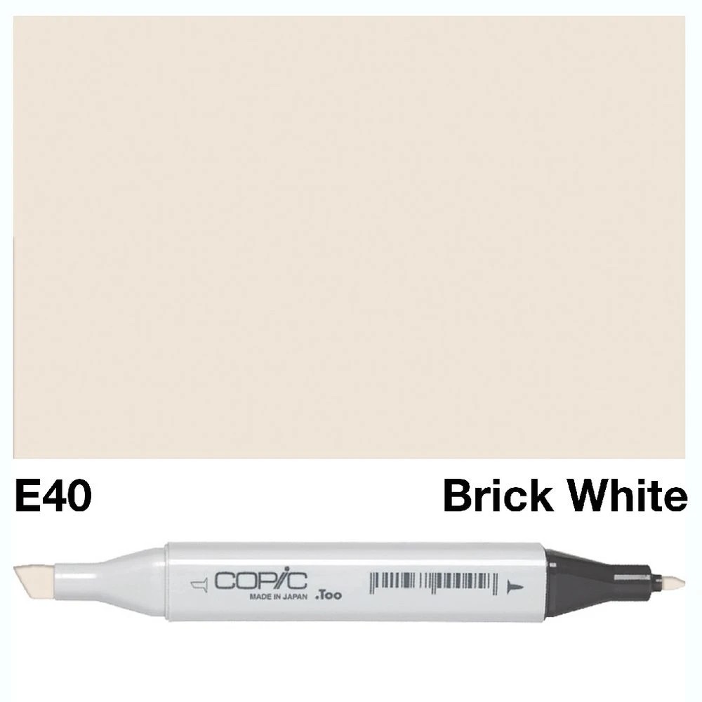 3 Copic Classic Original Dual Nib Marker E40 Brick White, 3 of 3