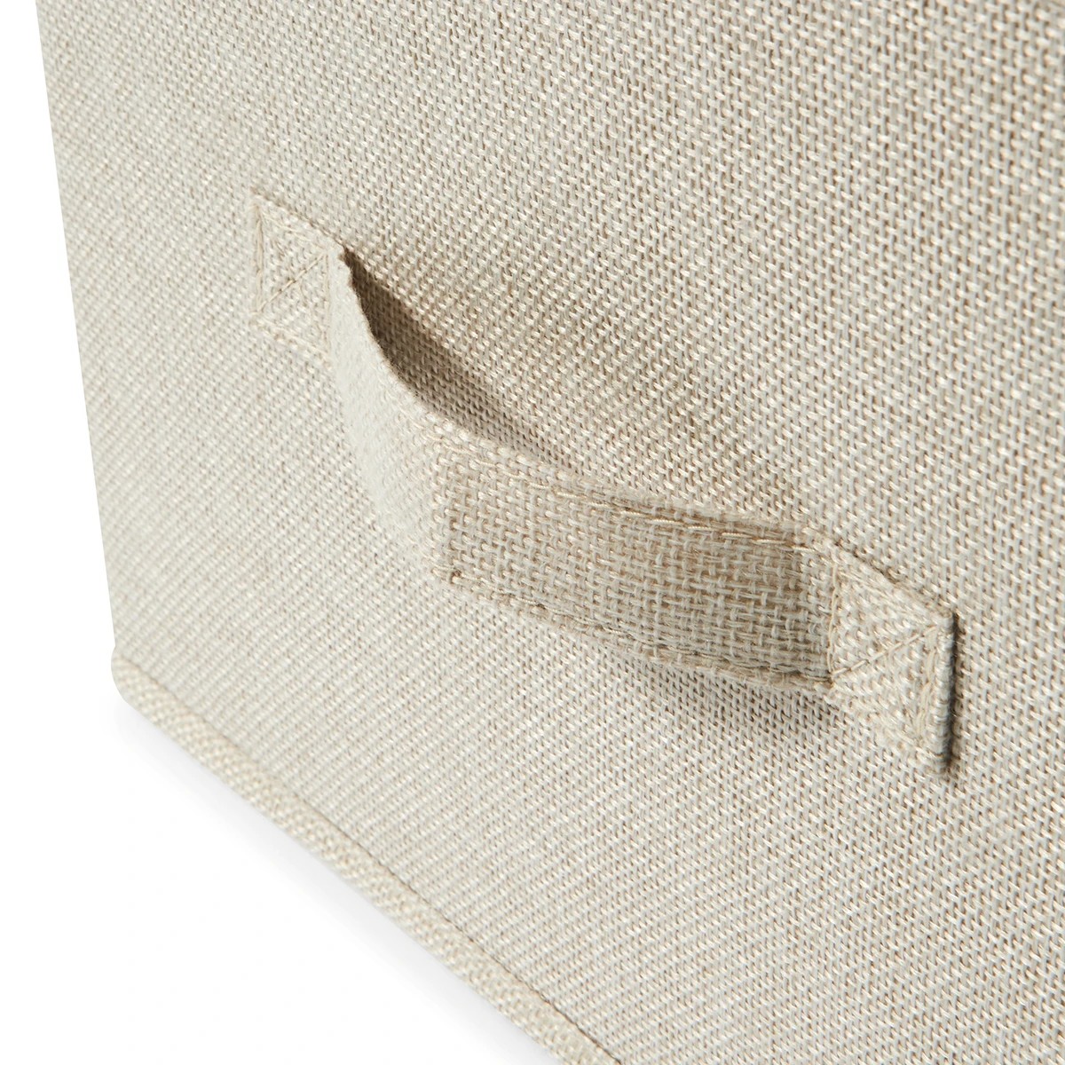 10 Linen Look Hanging Shelving with Drawers - Beige, 10 of 10