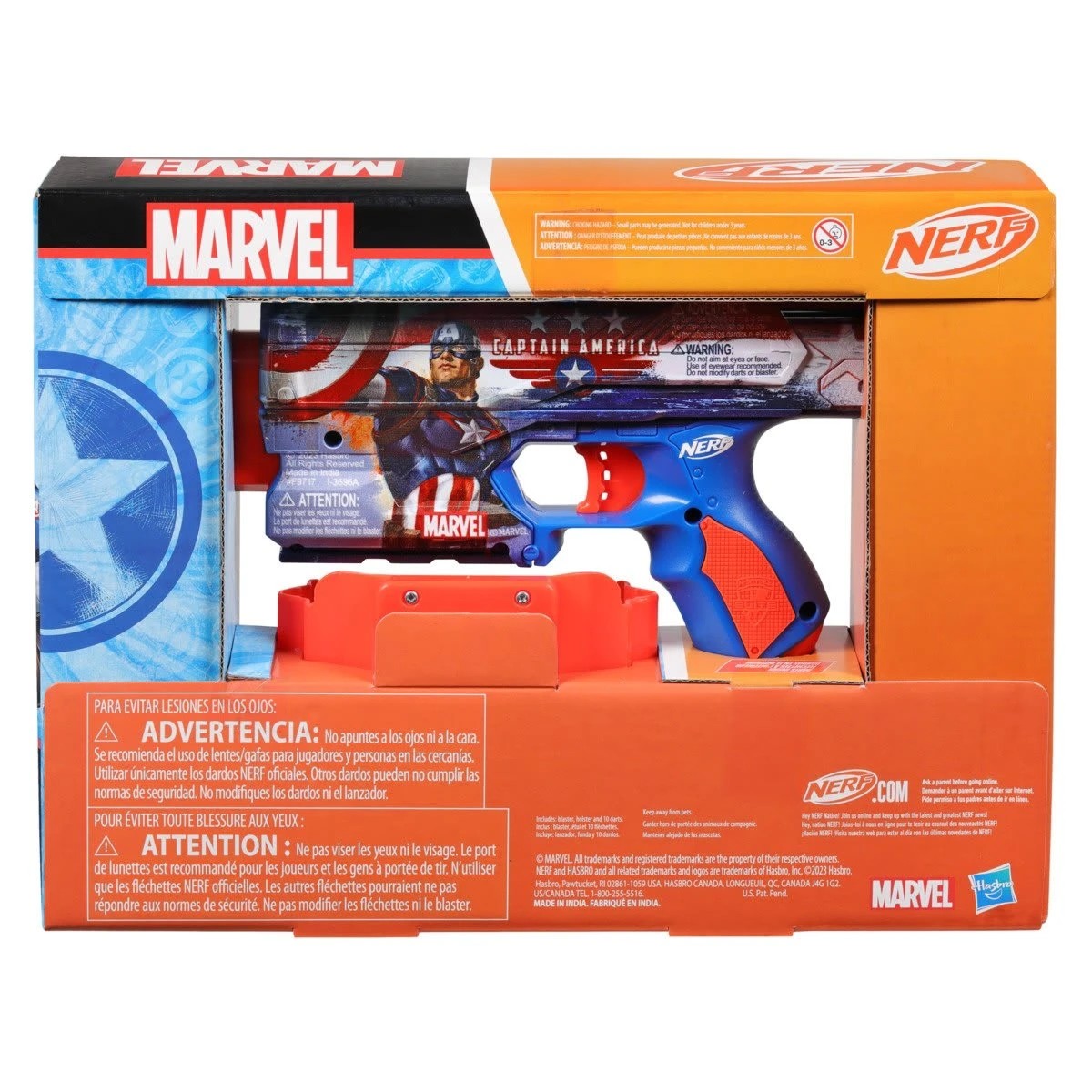 5 NERF Marvel Captain America Dart Blaster, 5 of 5