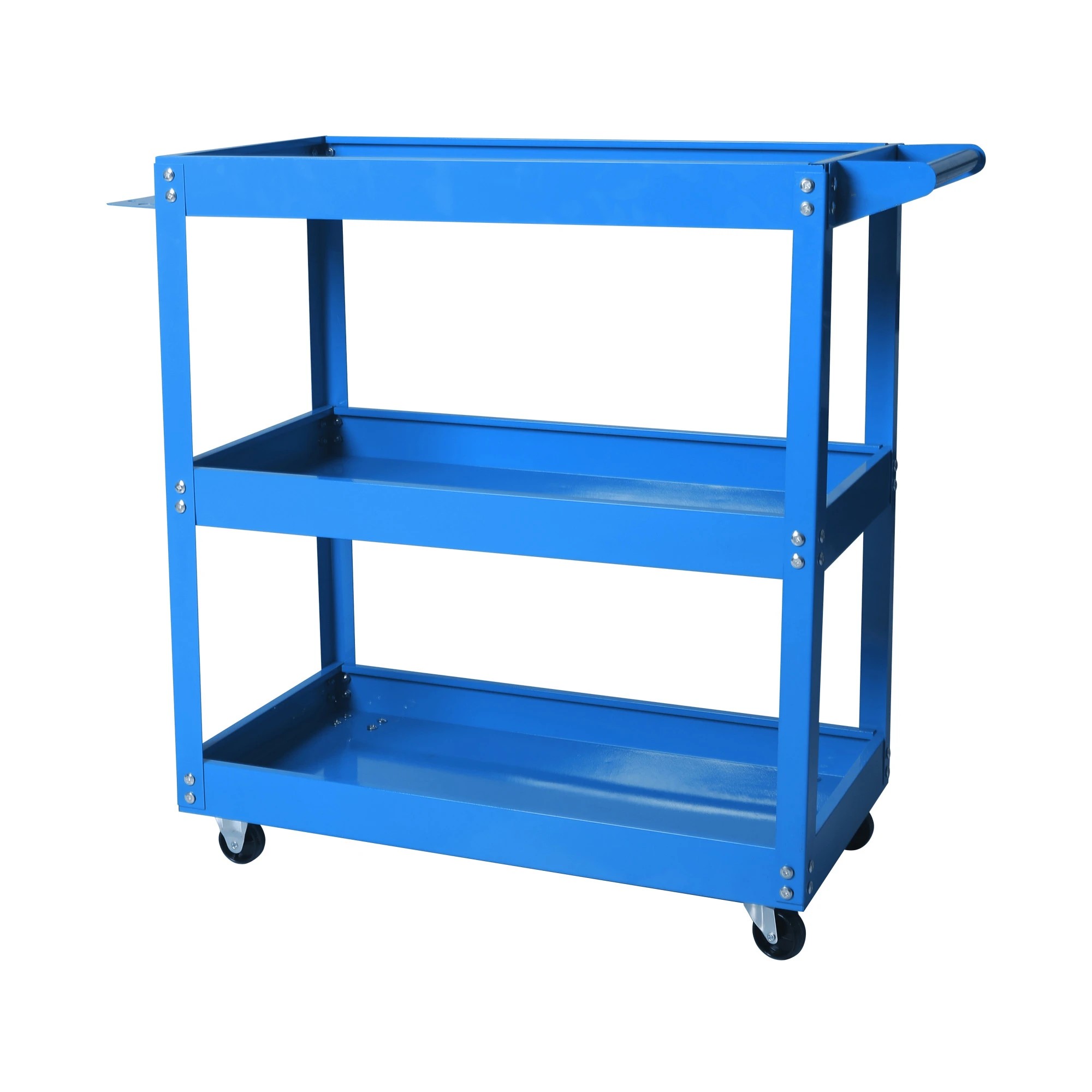 2 Traderight 3-Tier Tool Cart Box Trolley Box In Colour - Blue, 2 of 5