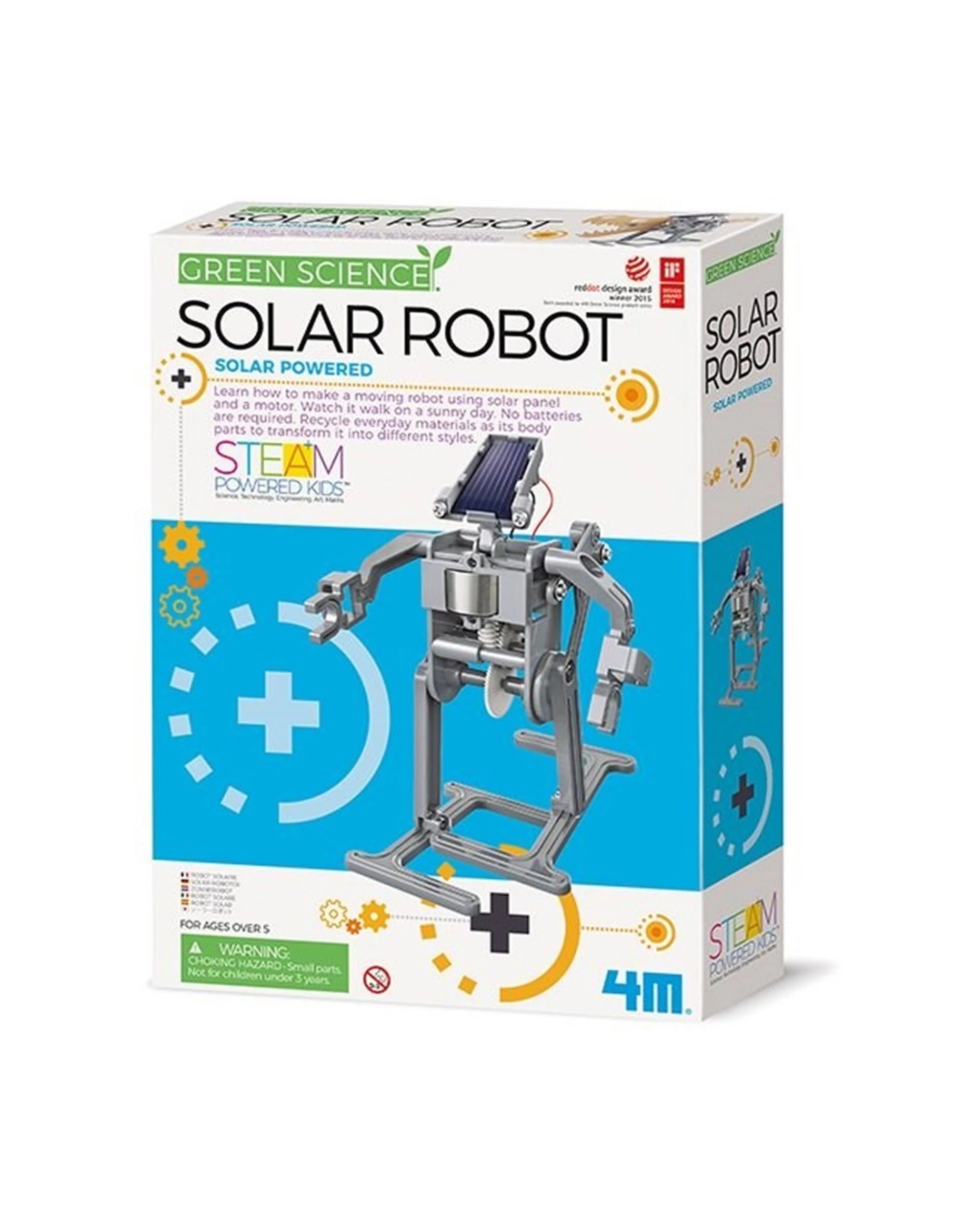 1 4M Eco Engineering Solar Powered Robot Motor DIY Build Kids Learning Toy, 1 of 3