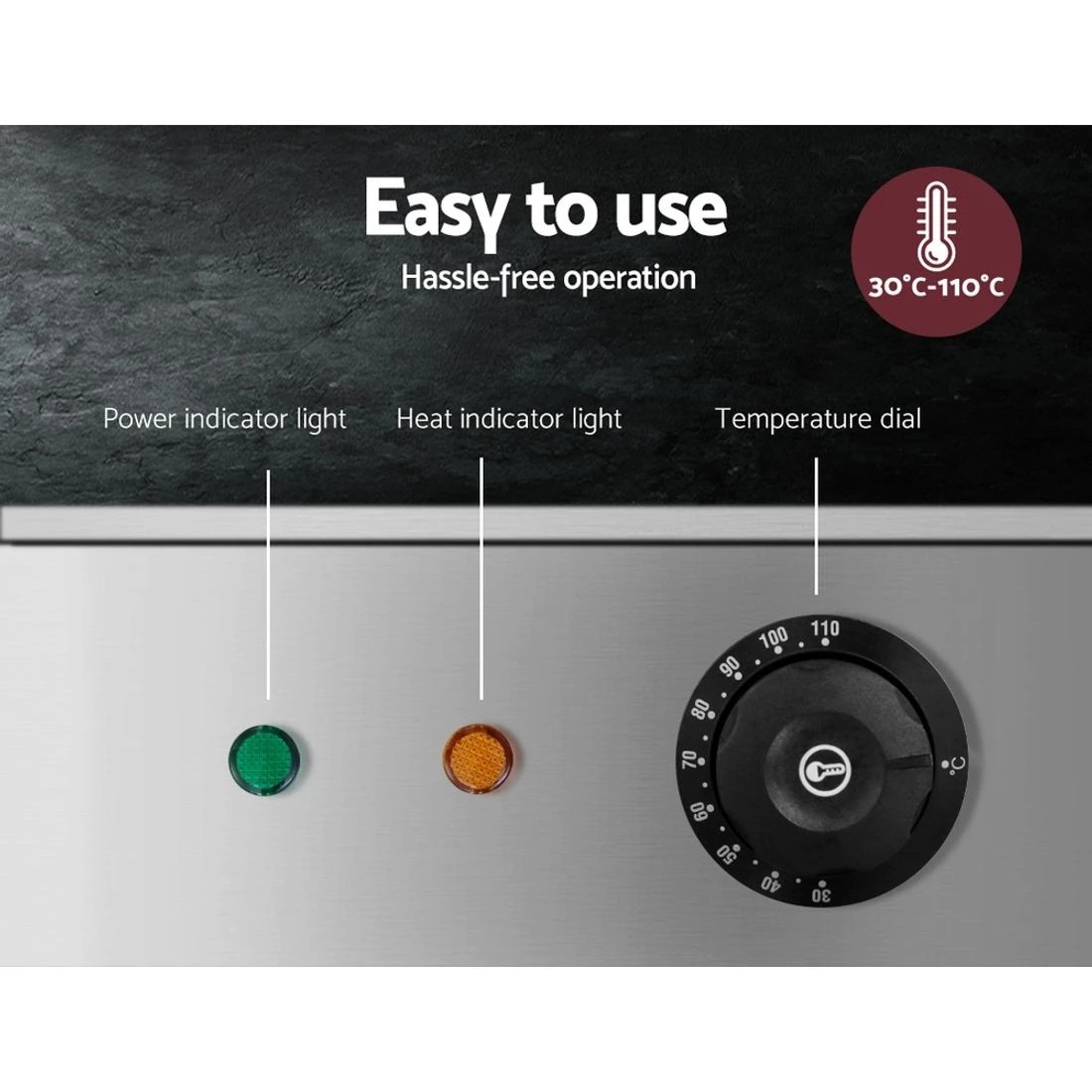 4 Devanti Commercial Food Warmer Bain Marie 3 Electric Buffet Pans - Silver, 4 of 7