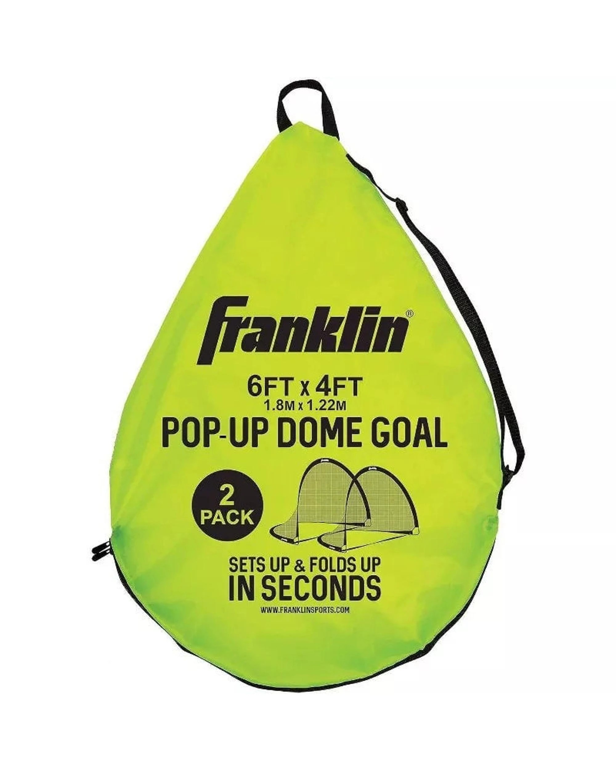 5 Franklin Sports Kids Pop Up Dome Soccer Goal 6ft x 4ft 2 Pack, 5 of 10