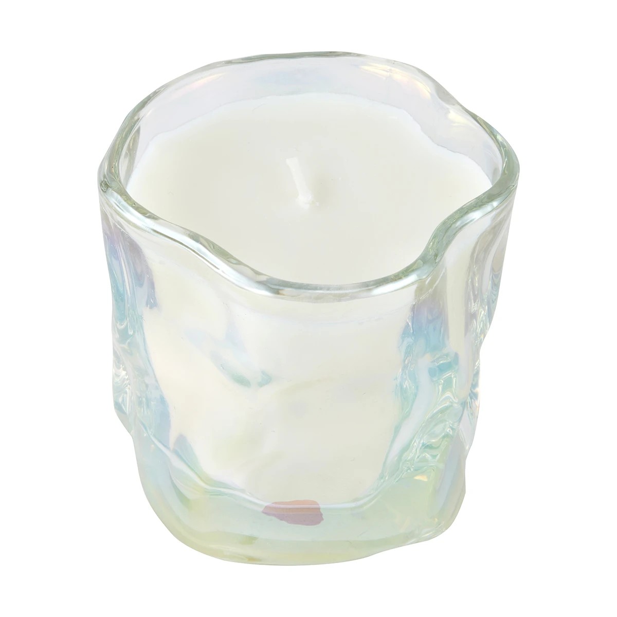 1 Clear Iridescent Fragrant Candle, 1 of 8