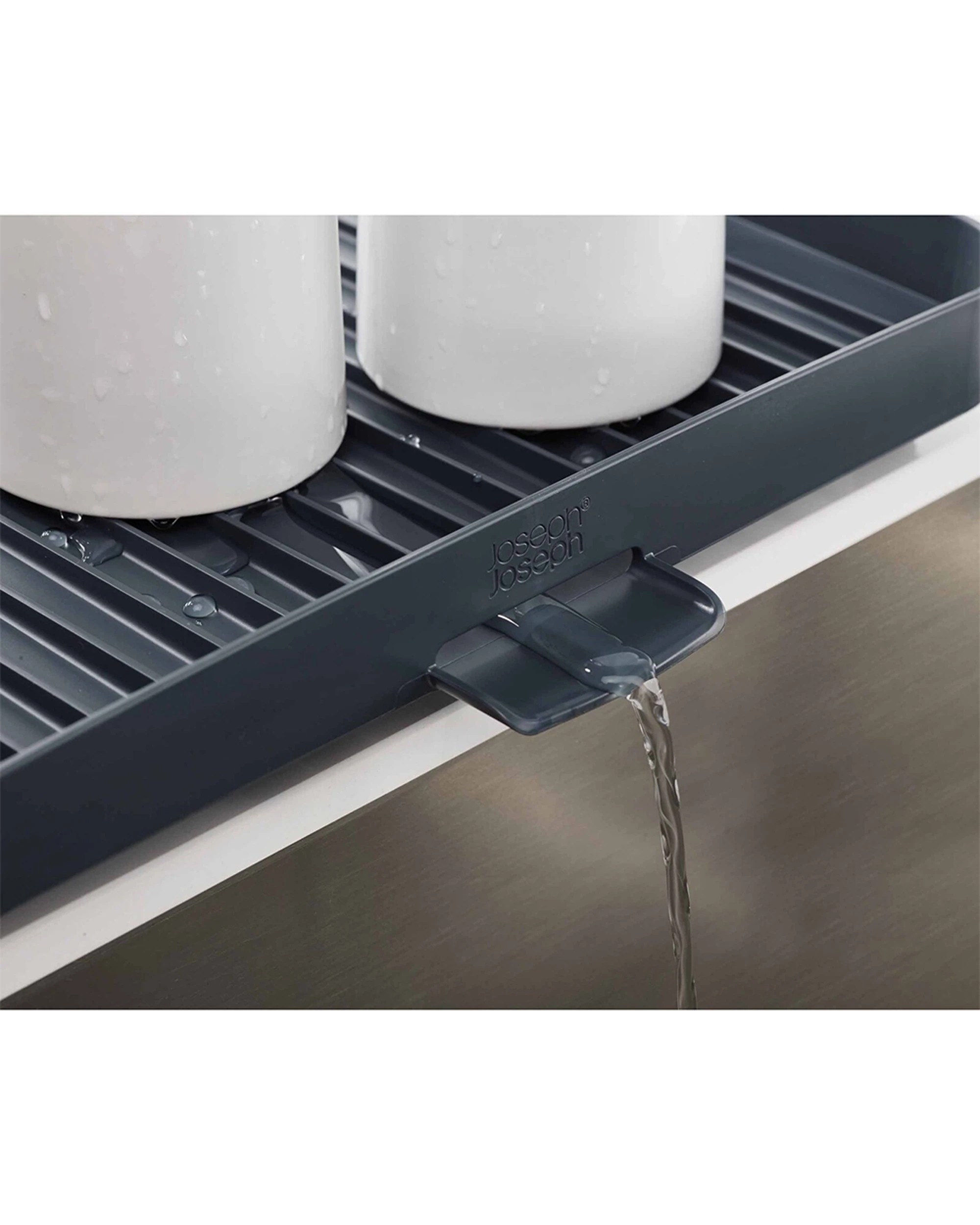 4 Joseph Joseph Y-Rack Dish Drainer Rack Storage Large Capacity Compact - Multi, 4 of 4