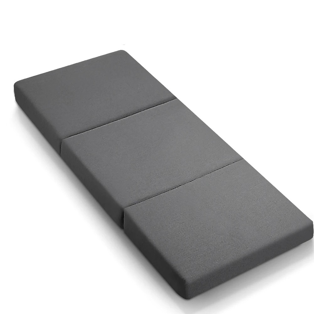 2 Giselle Bedding Foldable Mattress Folding Foam Bed - Single Bed - Grey, 2 of 7