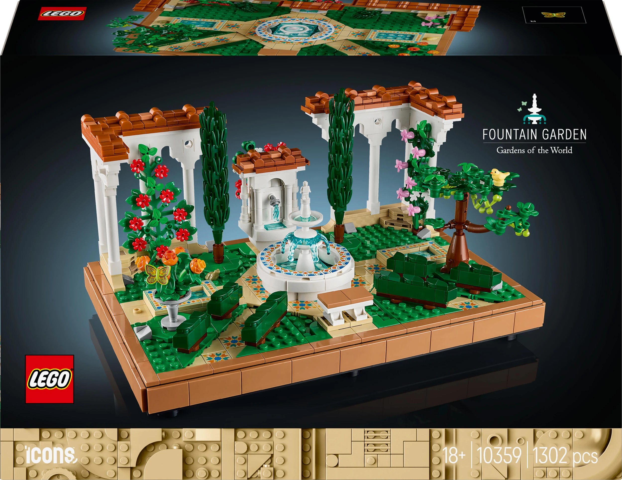 1 LEGO Icons Fountain Garden 10359, 1 of 10