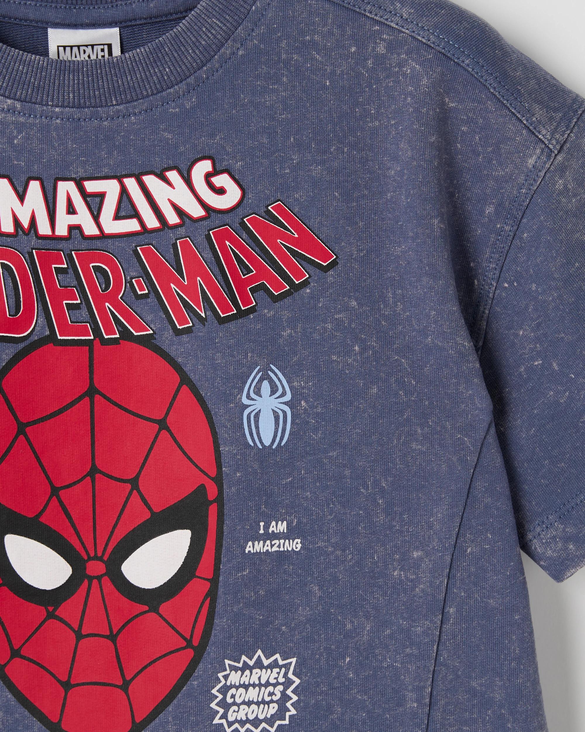 2 Disney Marvel Spider-Man Australian Cotton Oversized T-Shirt WASH PHANTOM, 2 of 2