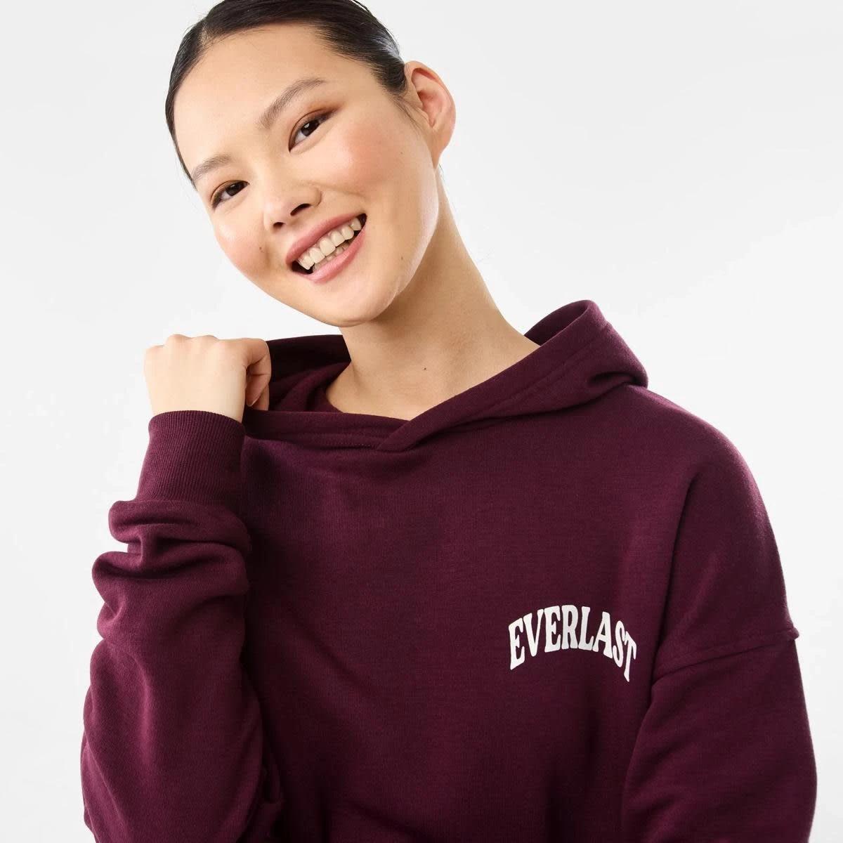 5 Everlast Womens Collegiate Oversized Hoodie EVERLAST VARSITY CHERRY, 5 of 9
