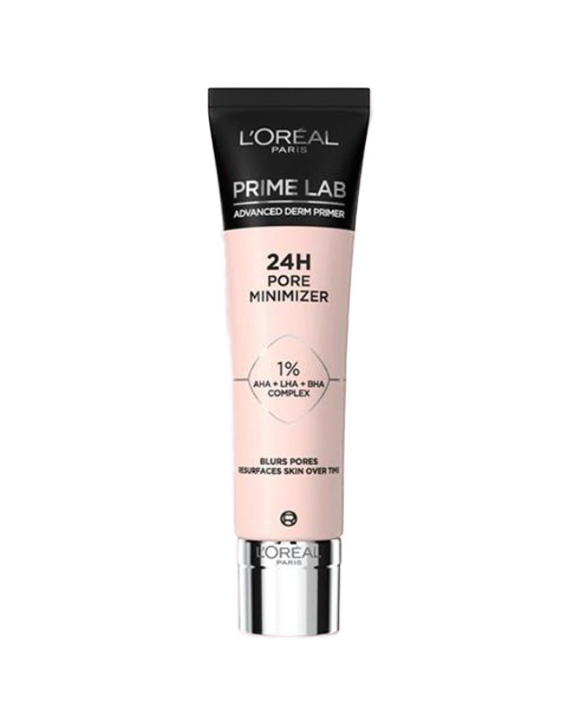 1 L'Oreal Paris Prime Lab 24hr Pore Minimizer Primer Long Lasting Face Base 30ml - Pink, 1 of 1