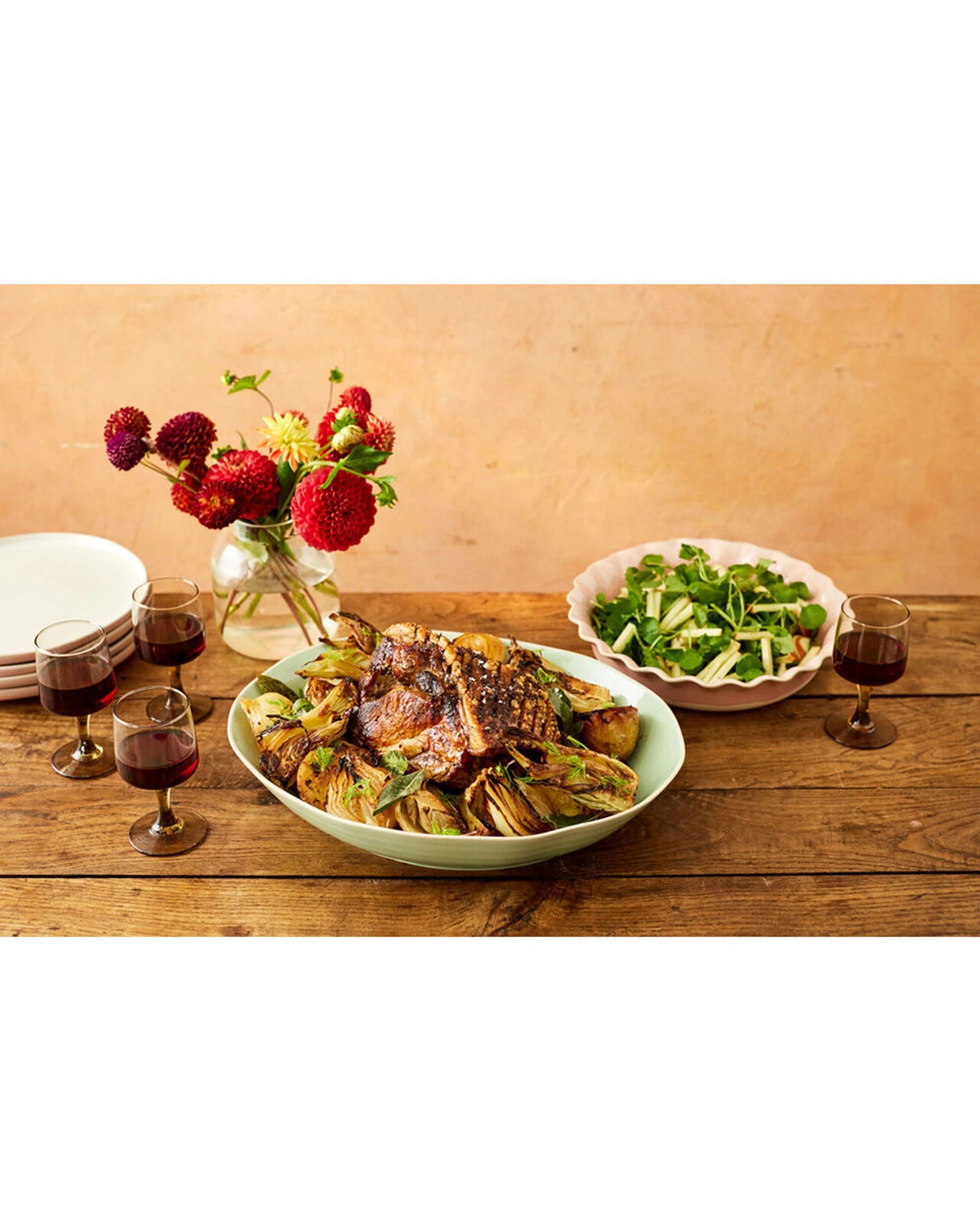 5 Jamie Oliver Stoneware Big Love Proper Pie Dishware 28x6cm Durable Stoneware - Pink, 5 of 6