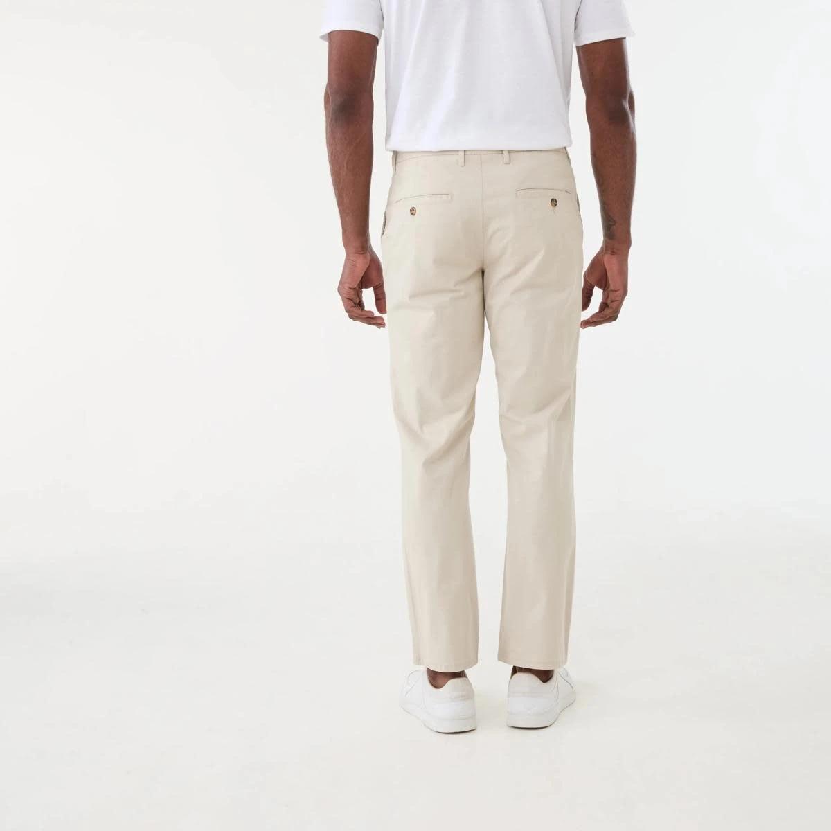 3 Straight Casual Chino Pants NEUTRAL, 3 of 5