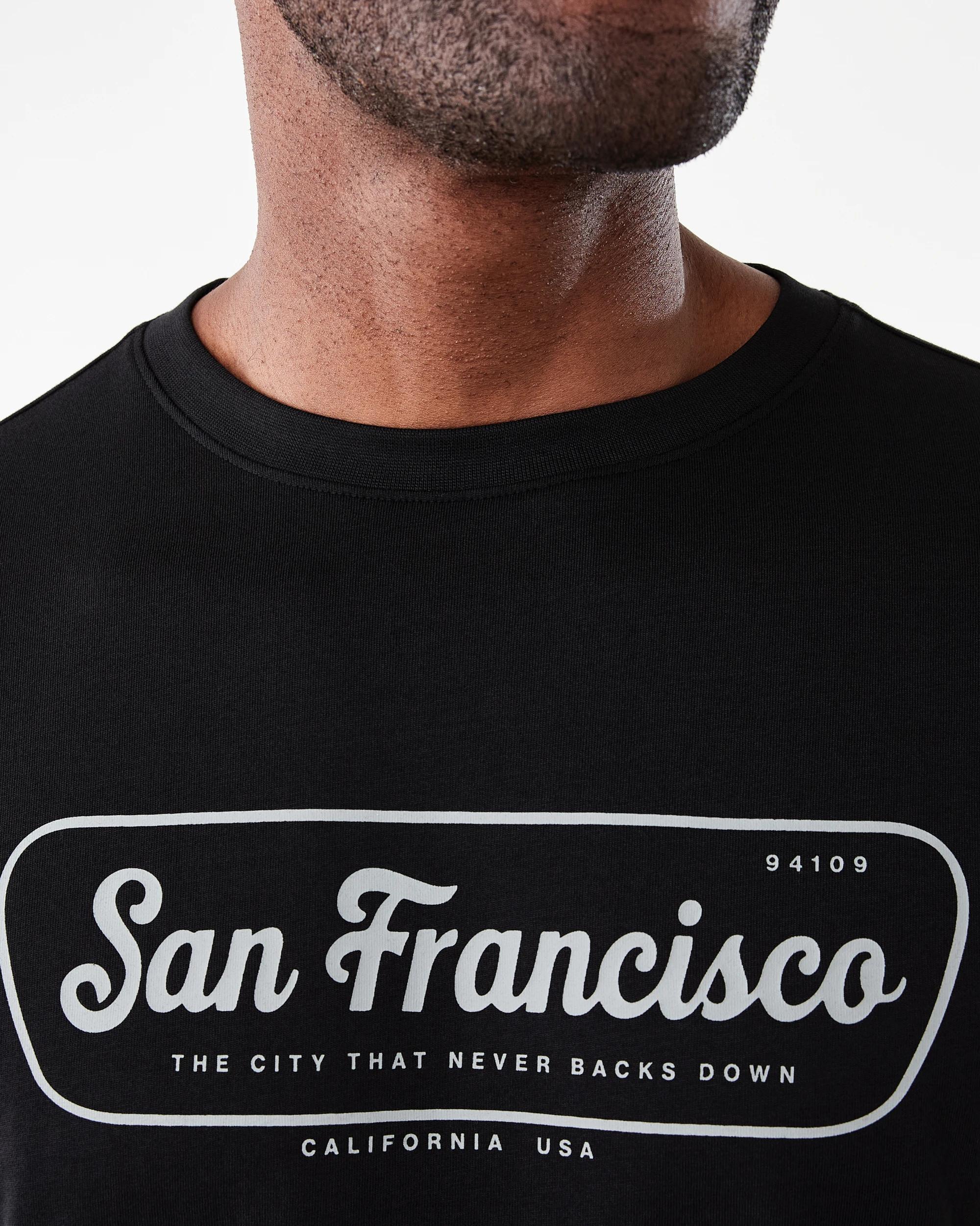 5 Print T-shirt Blk Sanfan, 5 of 6