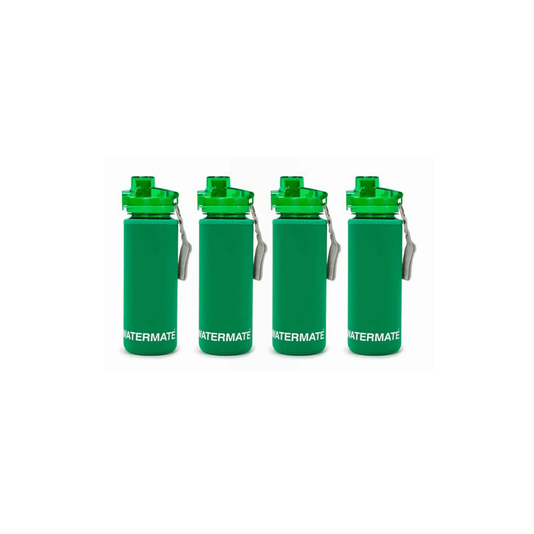 1 Annabel Trends Watermate Neoprene Drink Bottle Cover 4 Pack Fits 550ml - Green, 1 of 2