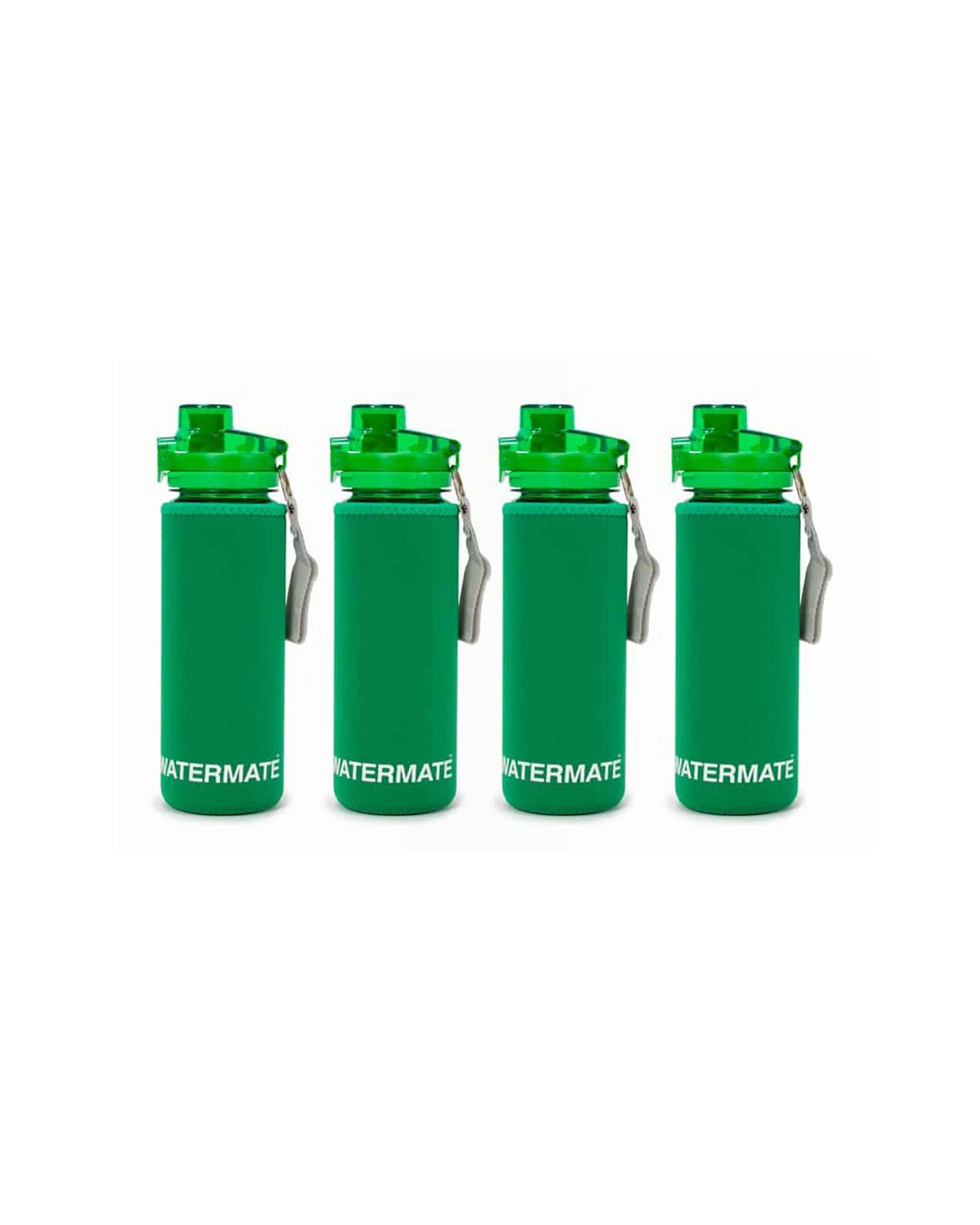 1 Annabel Trends Watermate Neoprene Drink Bottle Cover 4 Pack Fits 550ml - Green, 1 of 2