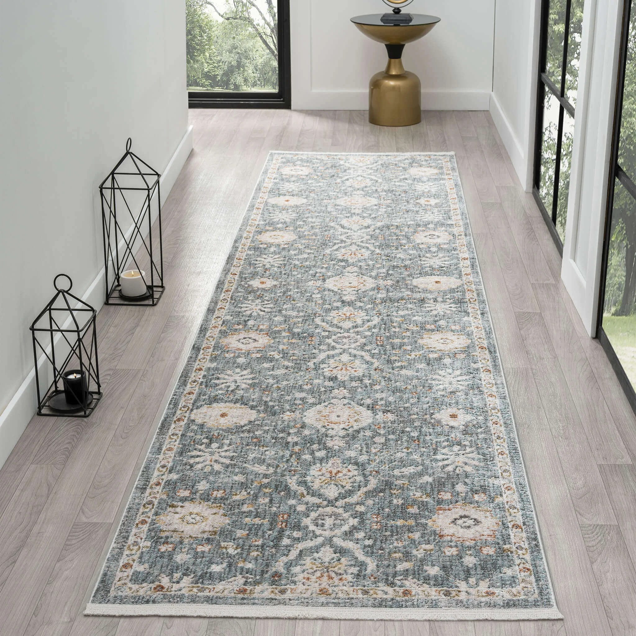 2 La Grace Home Adelia Premium Runner - 80x150cm - Denim, 2 of 10