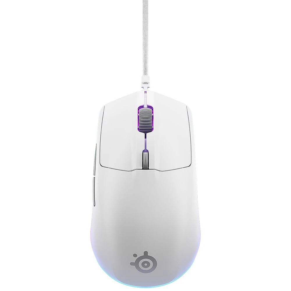 1 SteelSeries Rival 3 Gen 2 Wireless Mouse White, 1 of 6