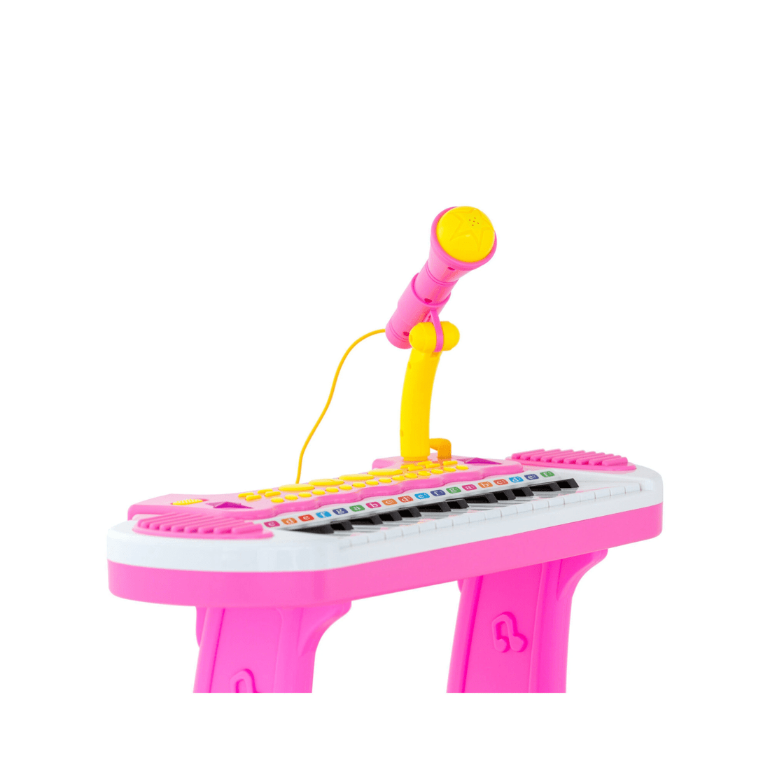 3 Lennox Children's Electronic Keyboard with Stand (Pink) Musical Instrument Toy, 3 of 7