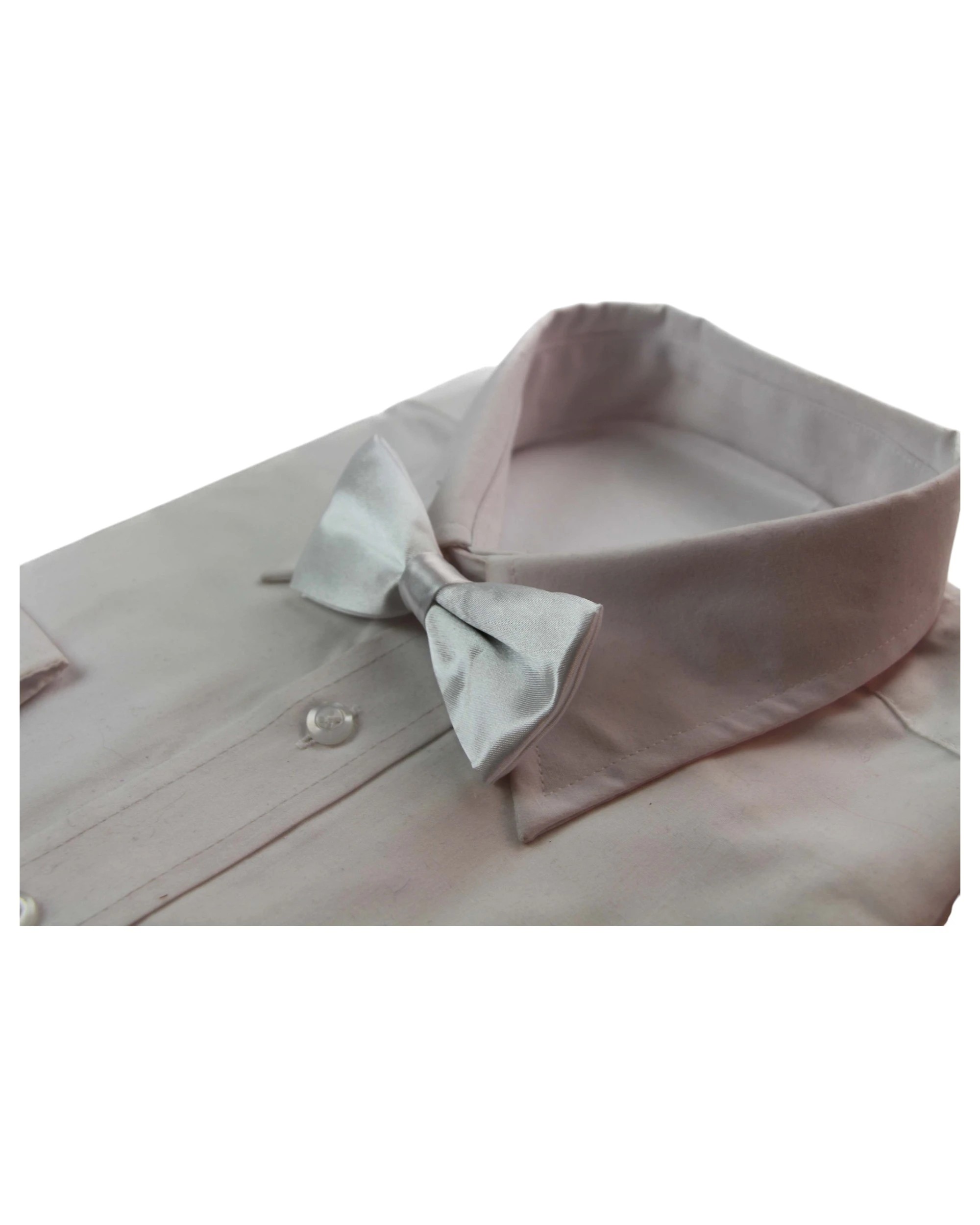 1 Zasel Boys White Plain Bow Tie, 1 of 5