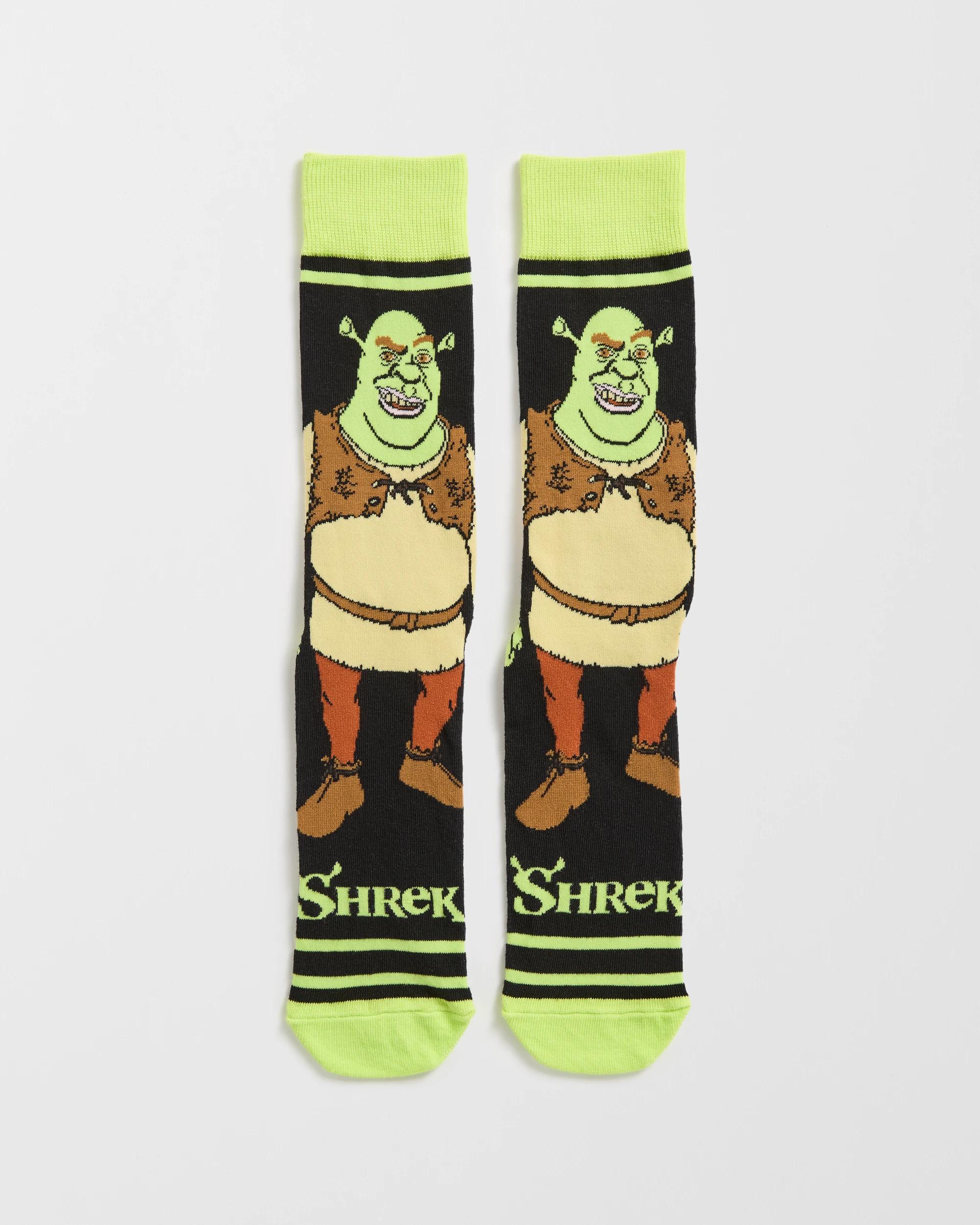 1 Shrek Licensed Crew Socks - Swag SHREK, 1 of 3