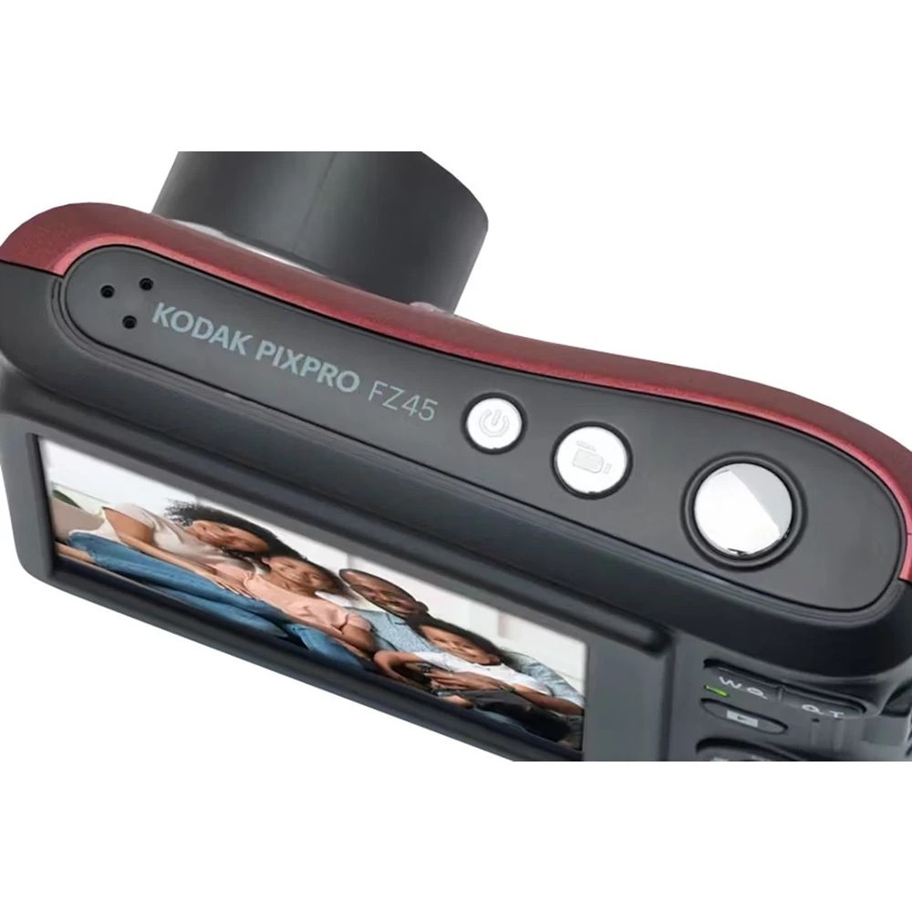 6 Kodak FZ45 16MP Digital Camera Red, 6 of 9