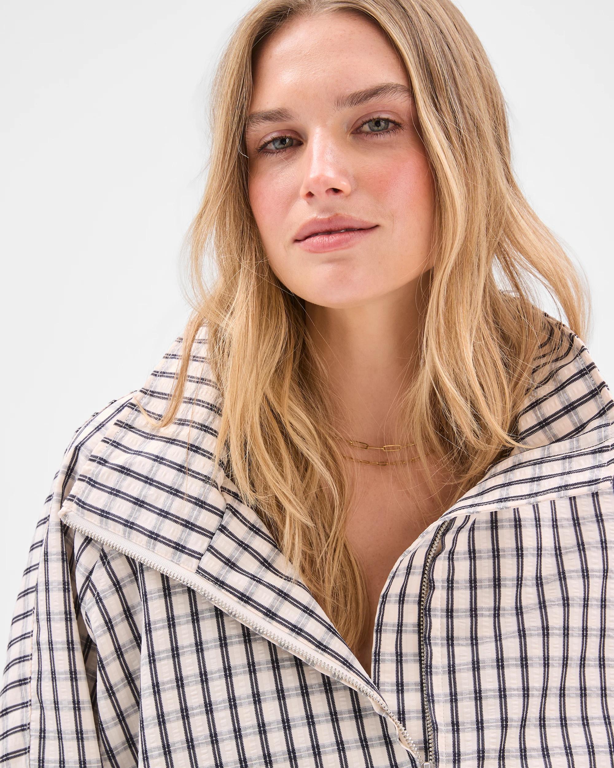 5 Lily Loves Parker Jacket NAVY CHECK, 5 of 7