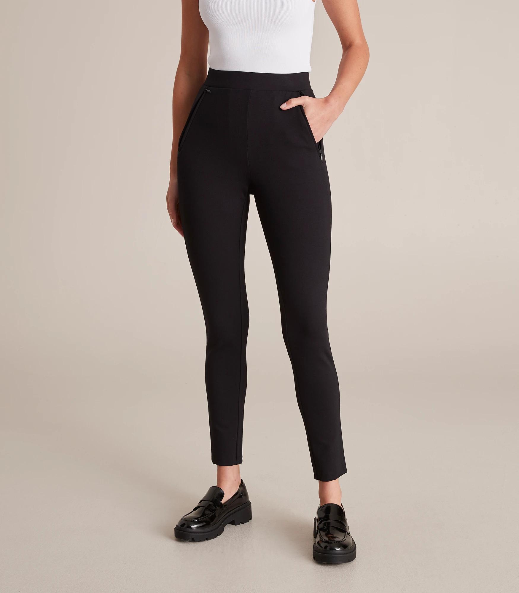 1 Skinny Ponte Treggings - Preview BLACK, 1 of 6