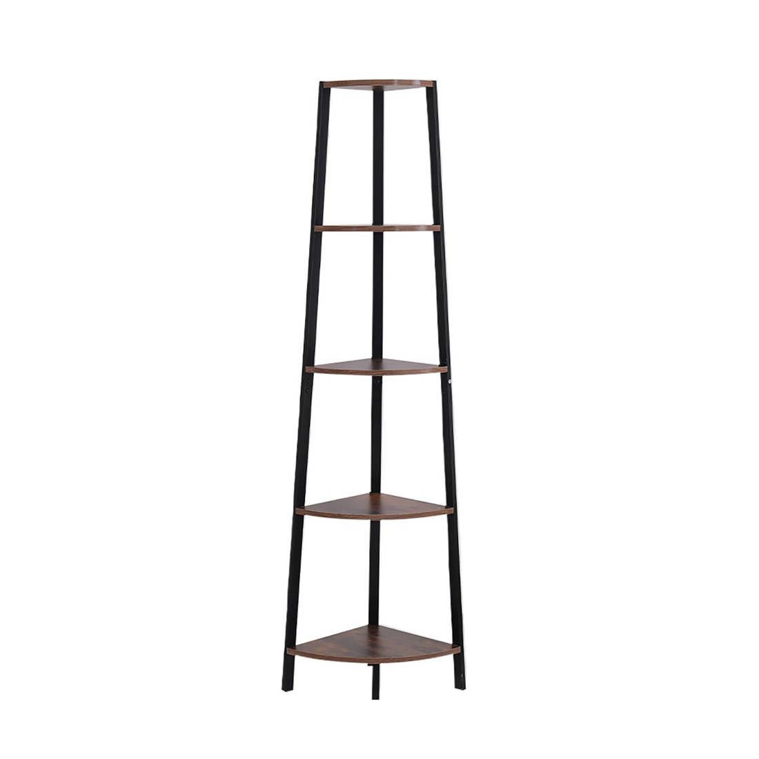 7 Levede 5 Tier Corner Shelf - Brown, 7 of 7