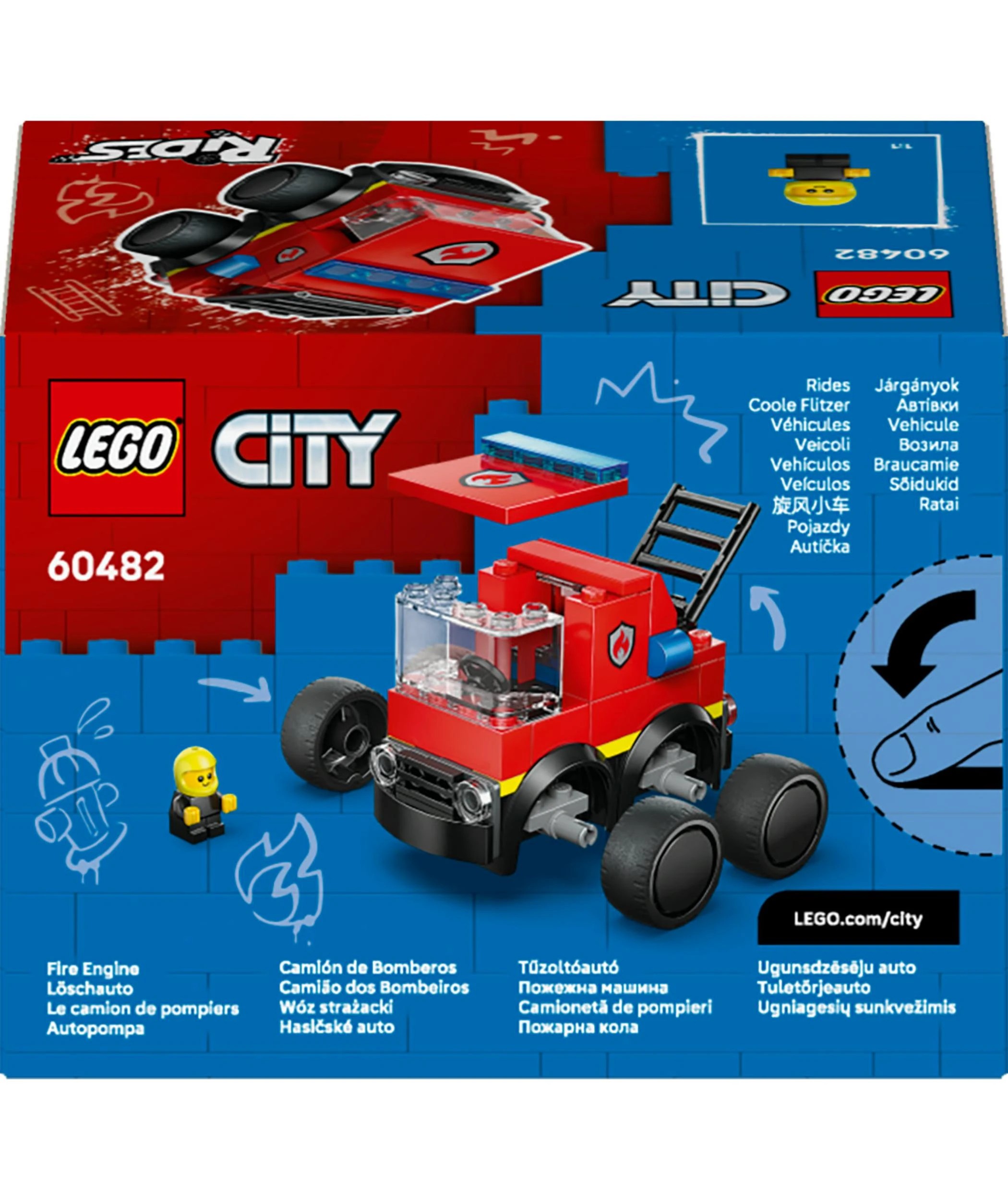 10 LEGO City Rides Fire Engine 60482, 10 of 10