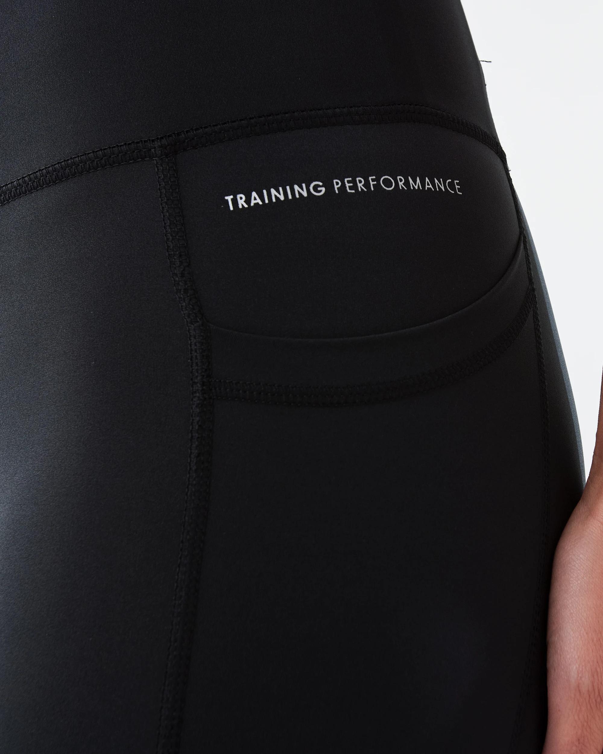 6 Active Womens Crop Training Leggings BLACK, 6 of 6